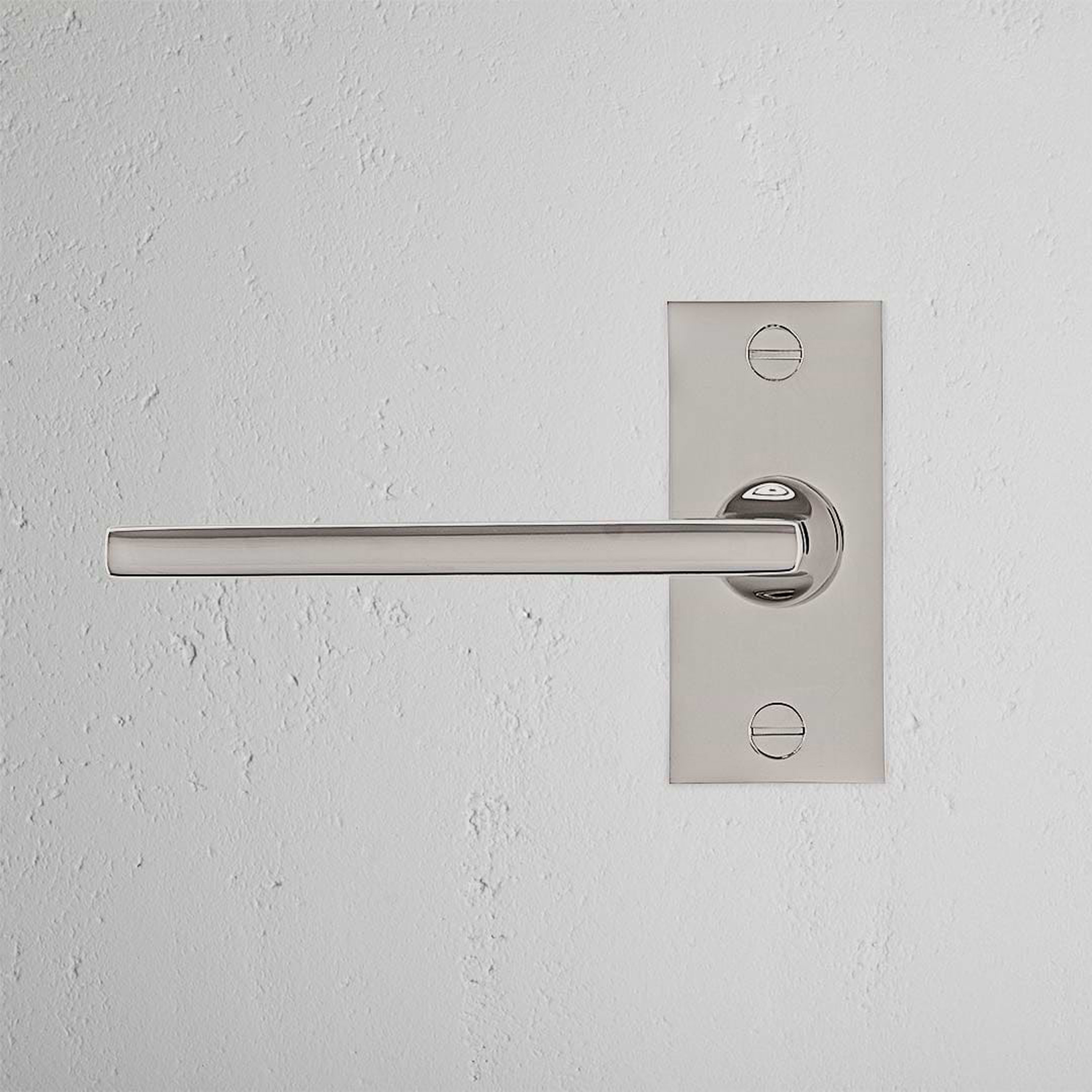 Clayton Short Plate Sprung Door Handle