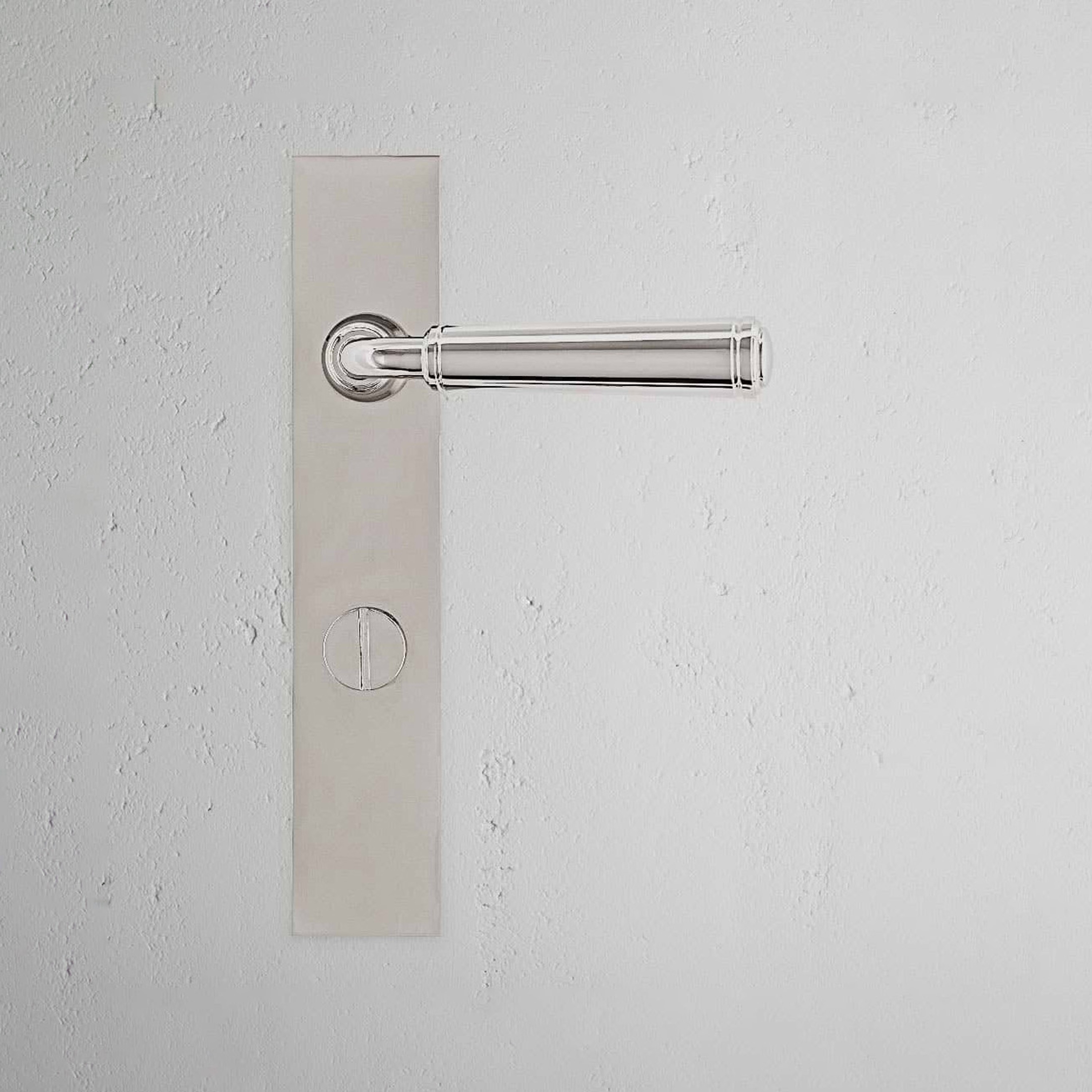 Digby Long Plate Sprung Door Handle & Euro Lock