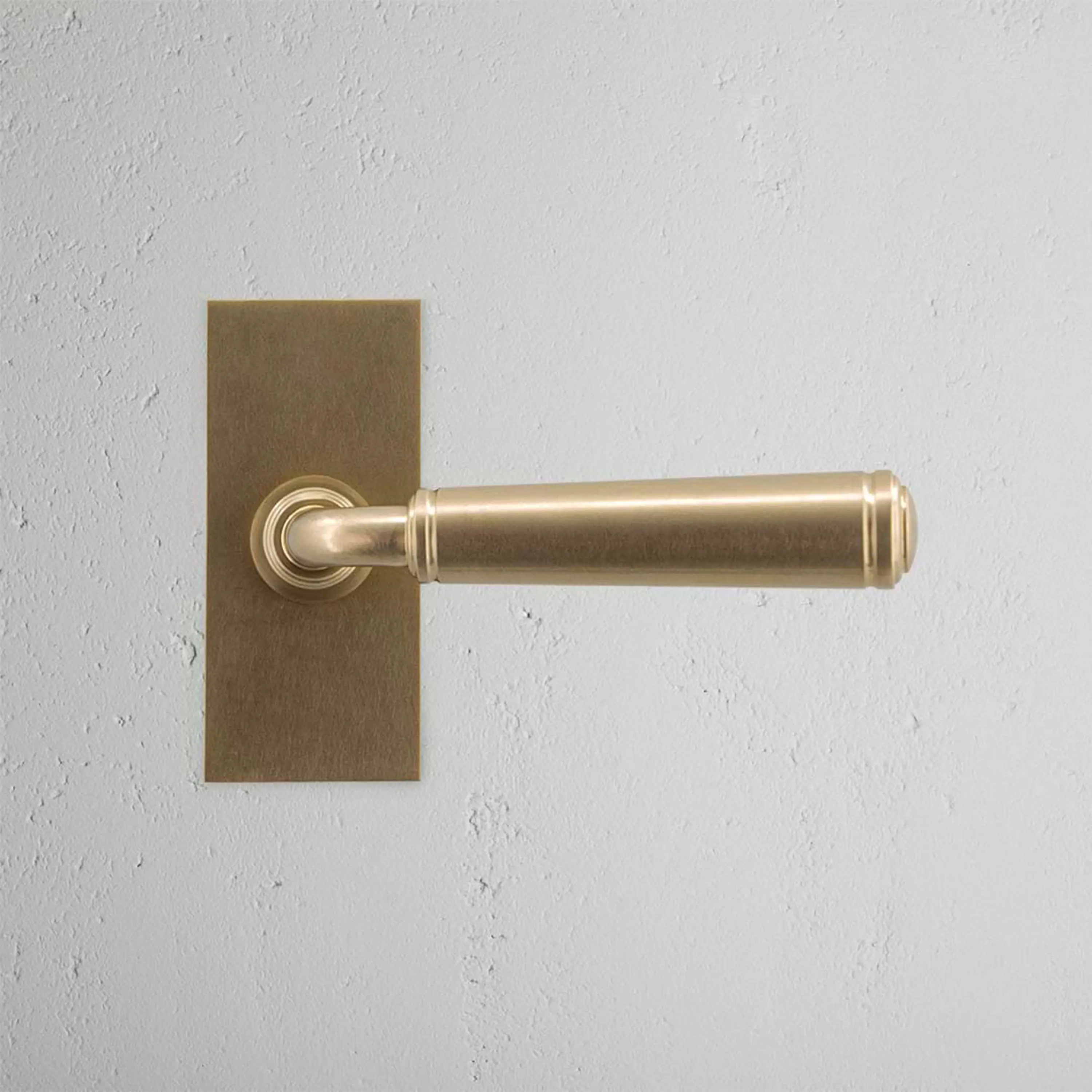 Corston Architectural Detail - Manilla para puertas Digby con placa corta (con muelle)