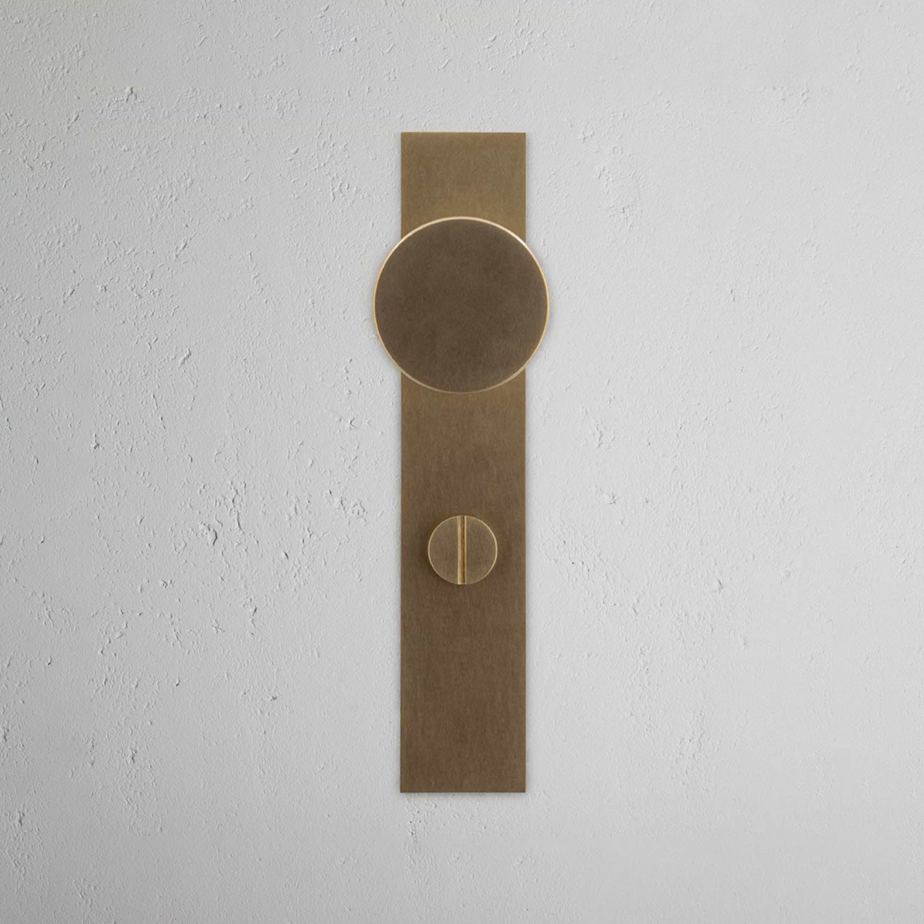 Onslow Long Plate Sprung Door Knob & Euro Lock