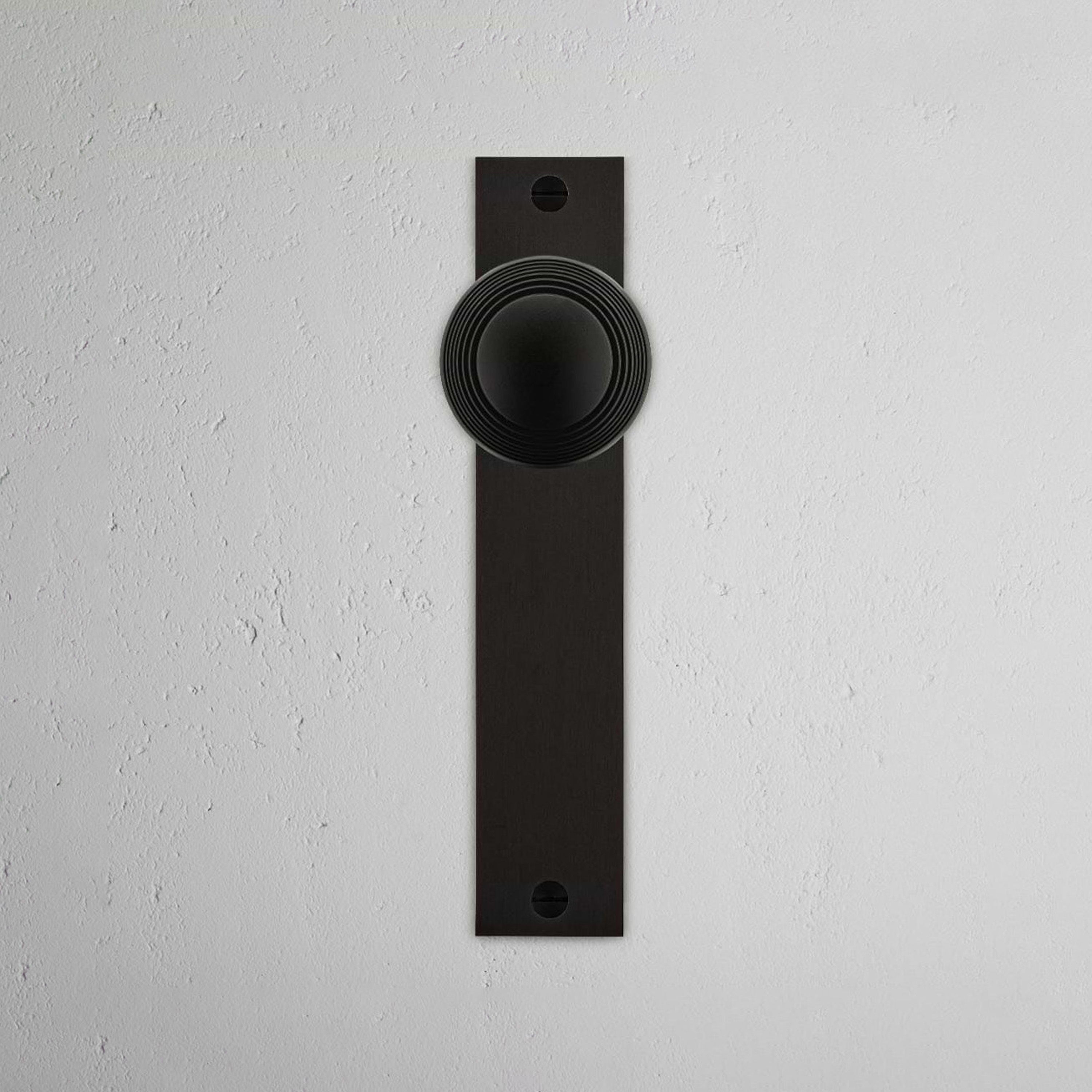 Poplar Long Plate Fixed Door Knob