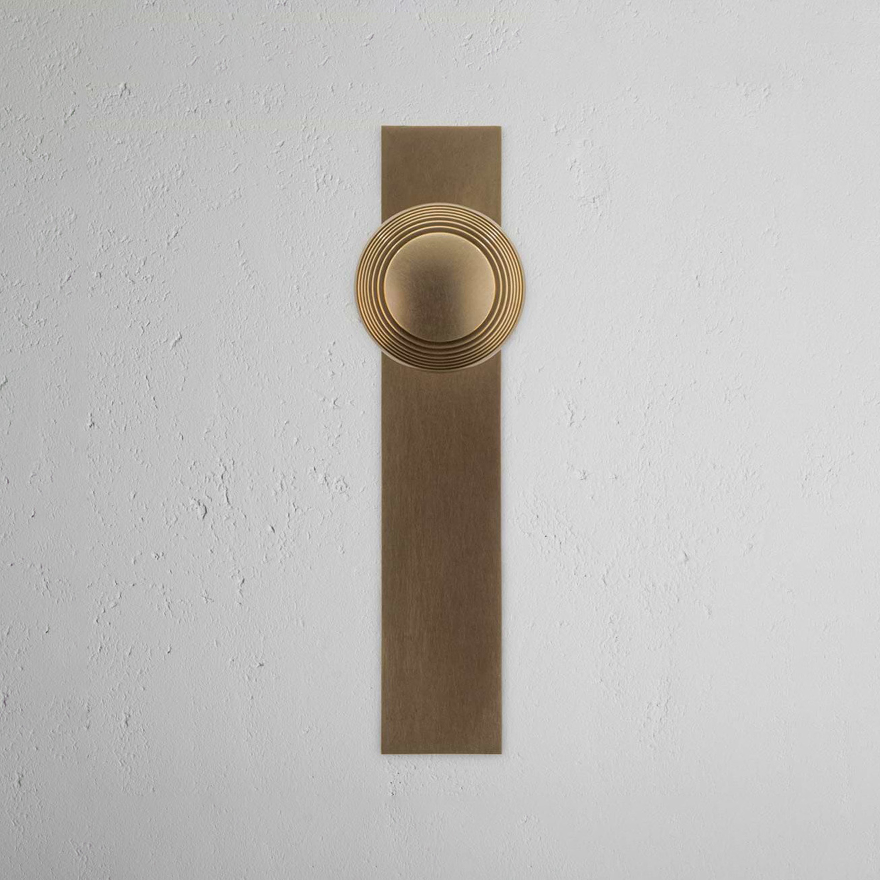 Display product Poplar Long Plate Fixed Door Knob from manufacturer Corston Architectural Detail