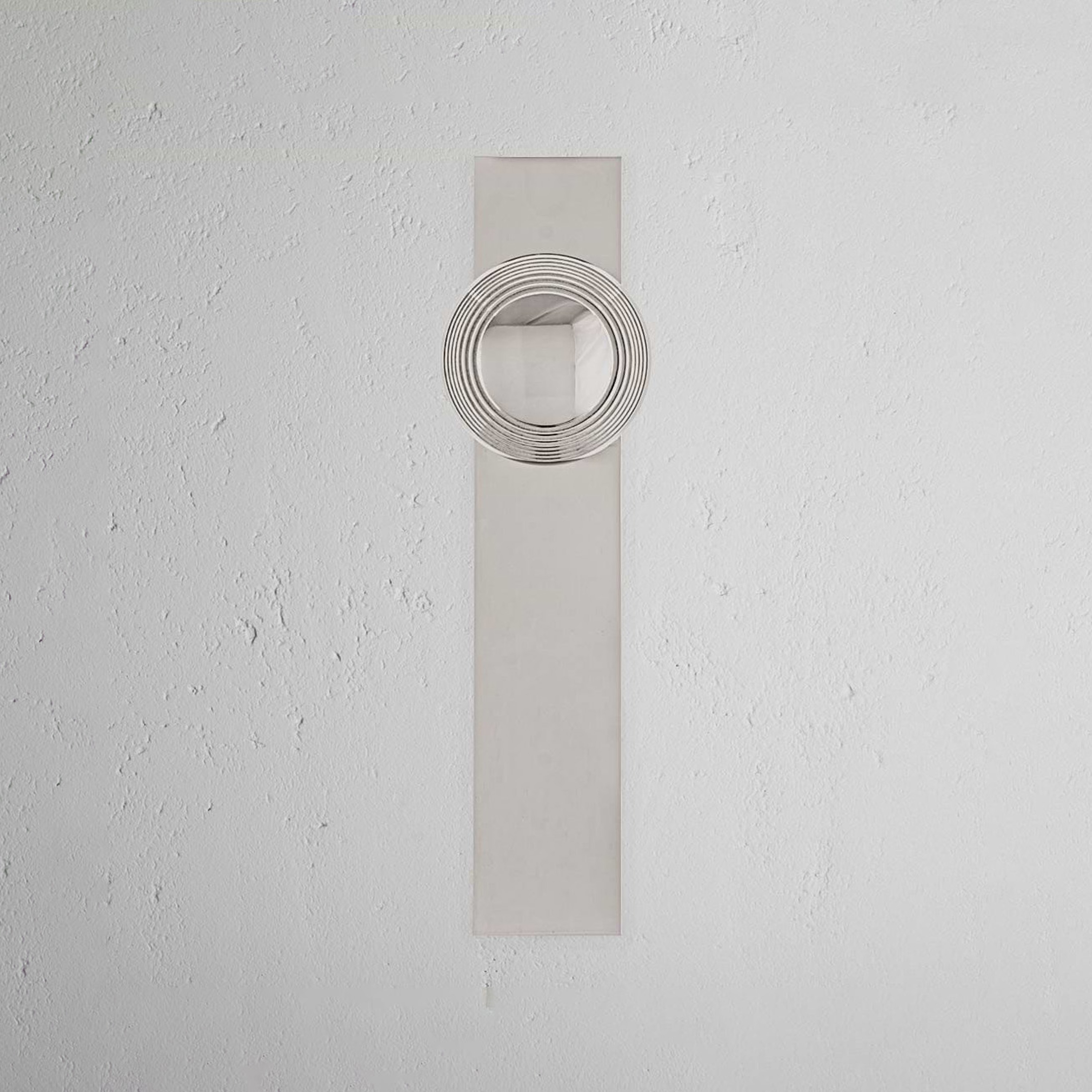 Poplar Long Plate Sprung Door Knob & Thumbturn