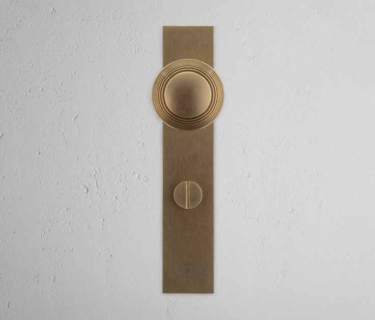 POPLAR LONG PLATE SPRUNG DOOR KNOB & THUMBTURN – Knob handles di ...