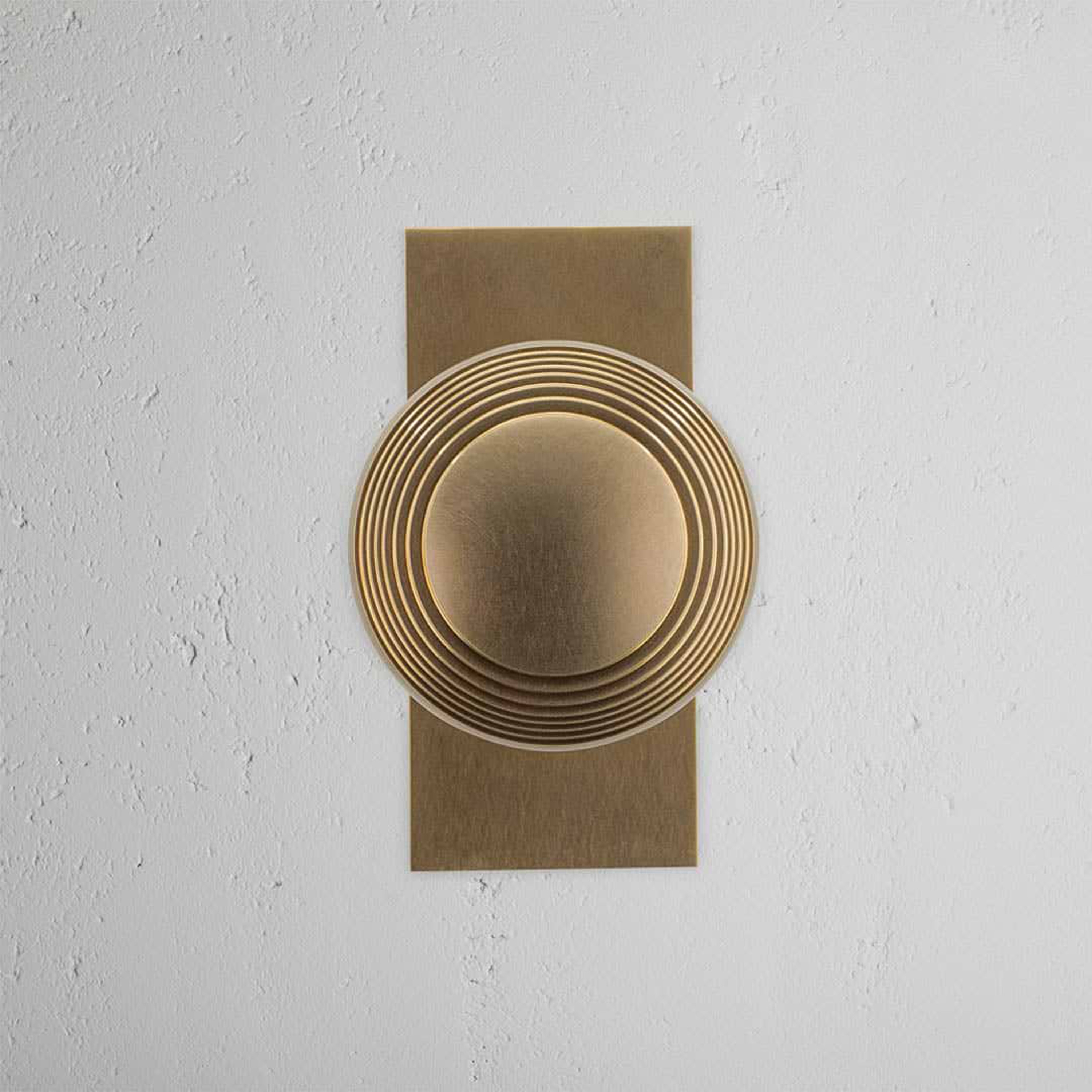 Display product Poplar Short Plate Fixed Door Knob from manufacturer Corston Architectural Detail