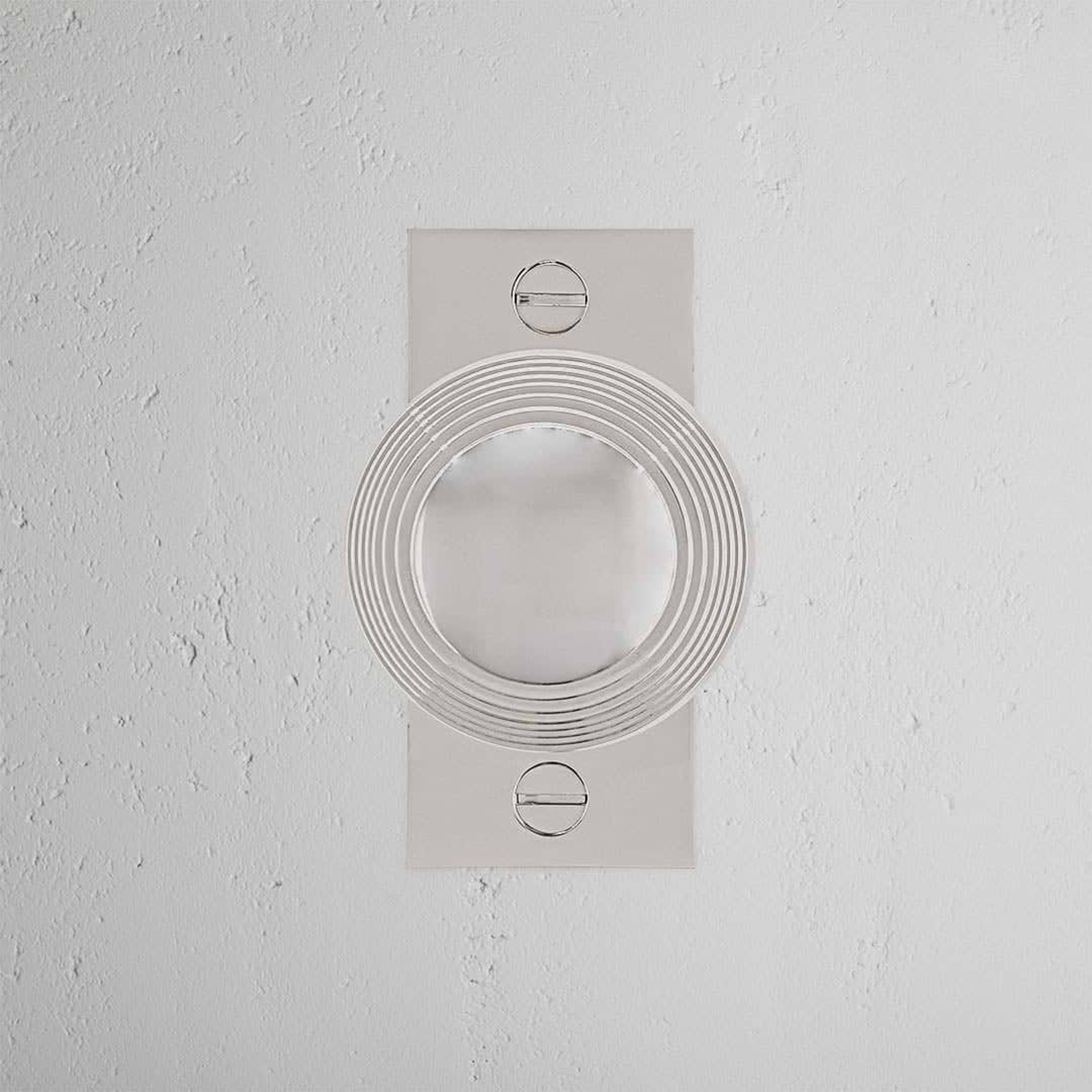 Poplar Short Plate Fixed Door Knob