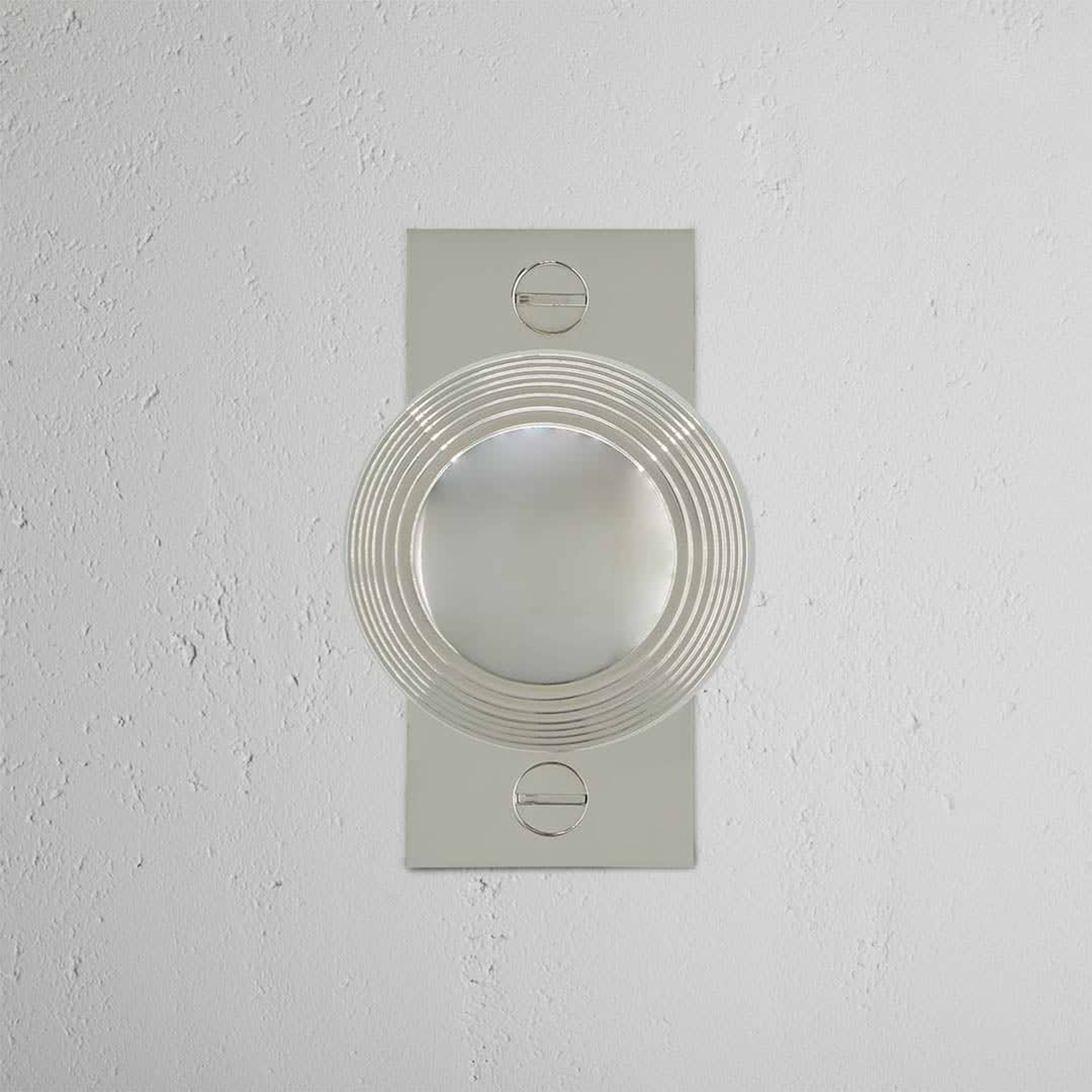 Poplar Short Plate Sprung Door Knob