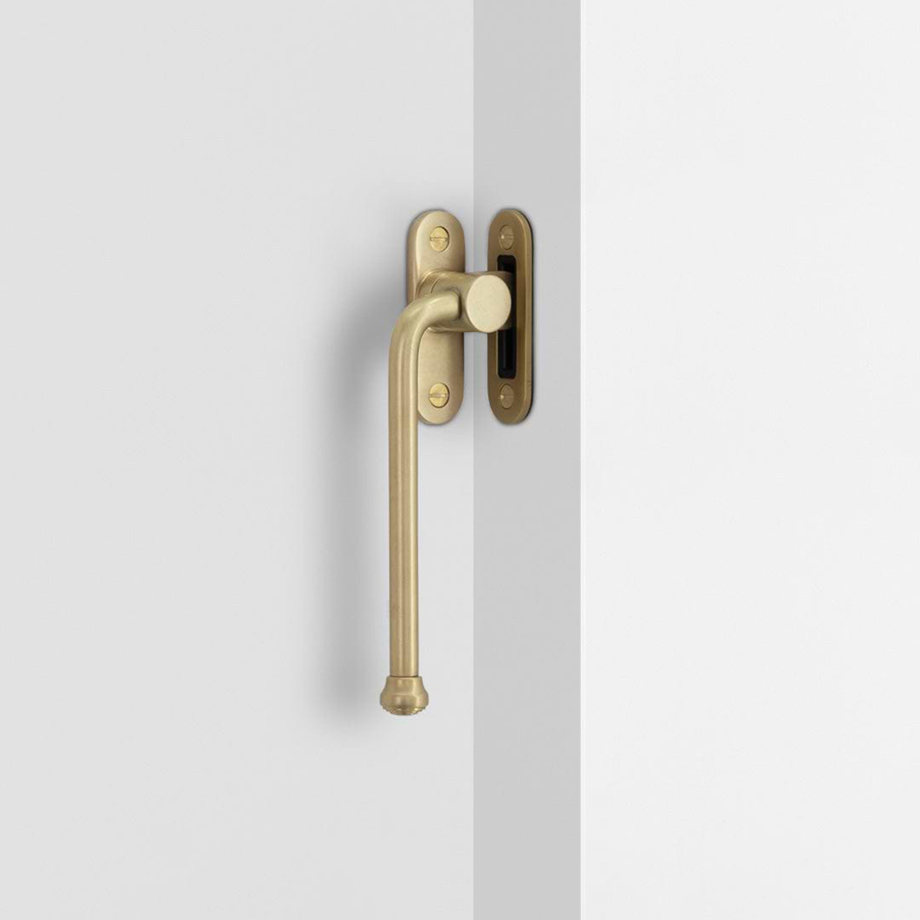 Display product Southbank Casement Window Handle With Plate Left from manufacturer Corston Architectural Detail