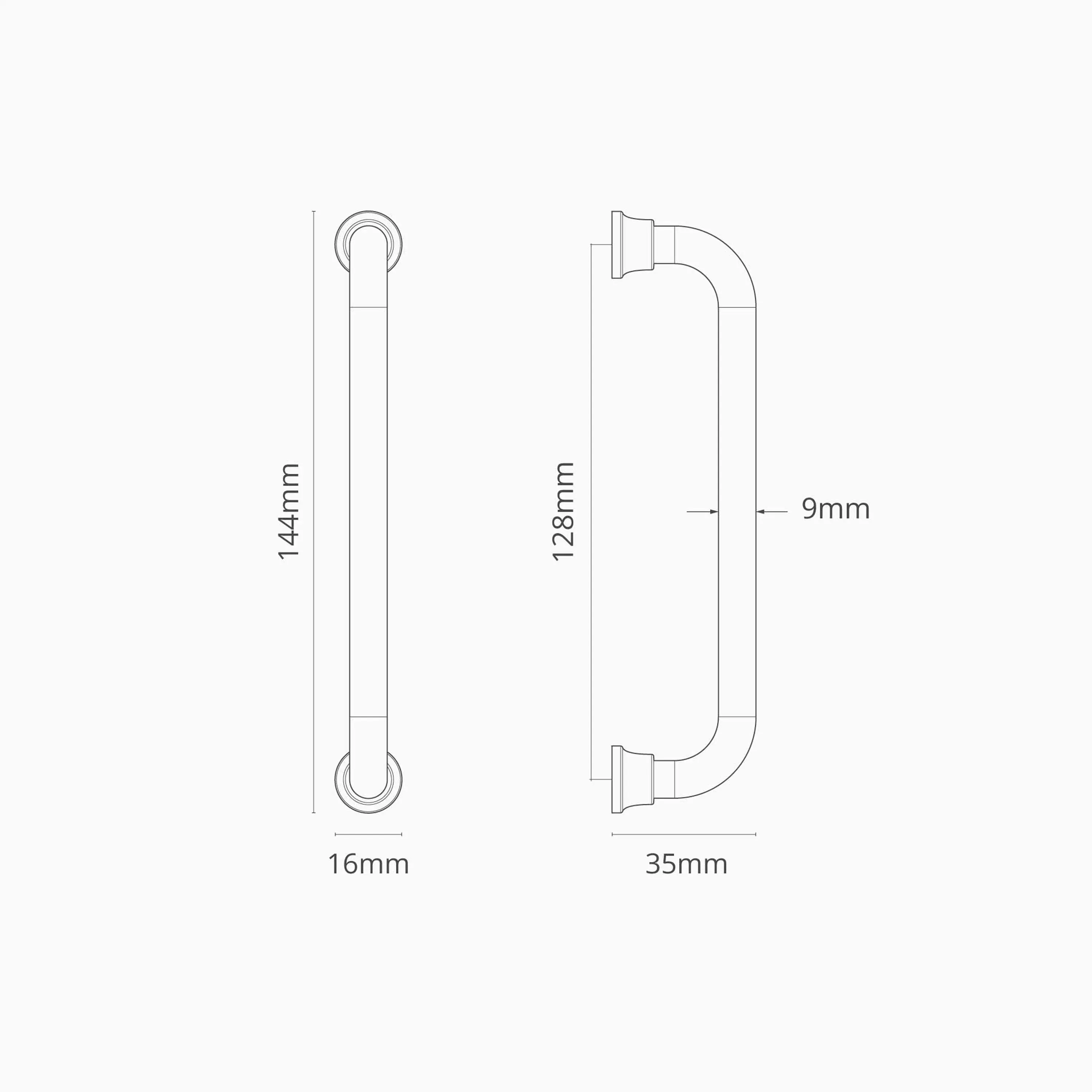 Corston Architectural Detail - Sycamore Maniglia per mobili 128mm
