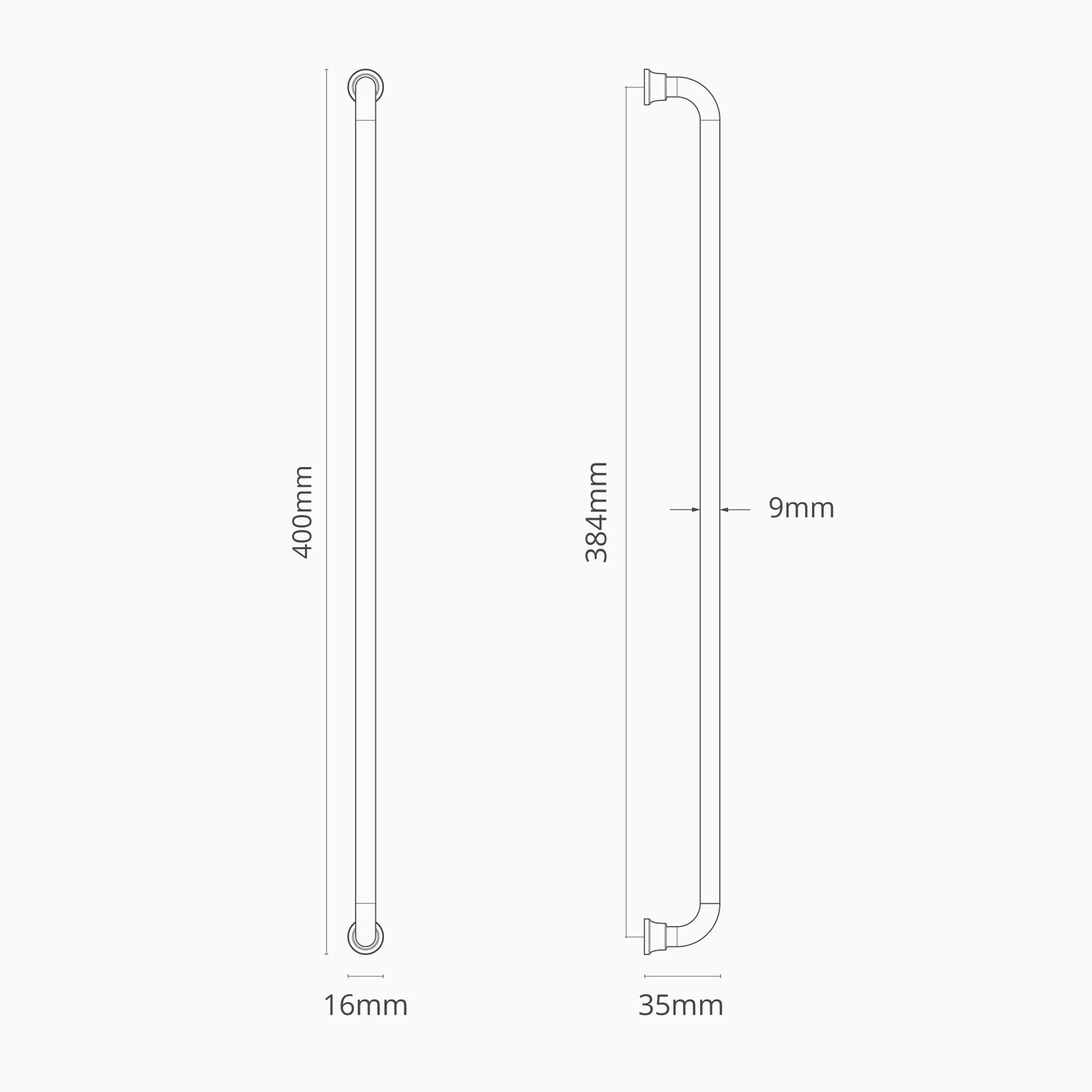 Corston Architectural Detail - Sycamore Maniglia per mobili 384mm