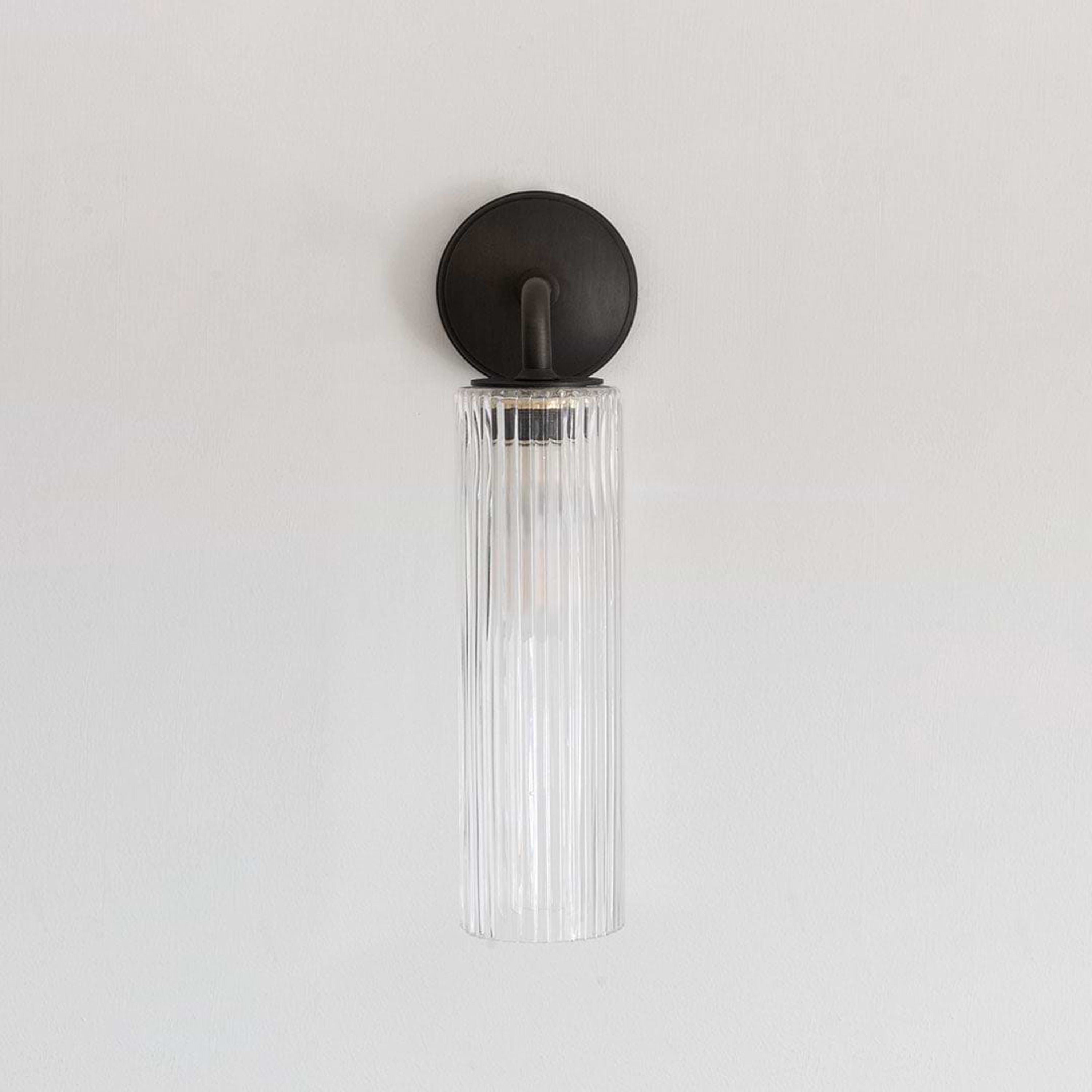 Display product Claremont Small Wall Light Fluted Glass from manufacturer Corston Architectural Detail