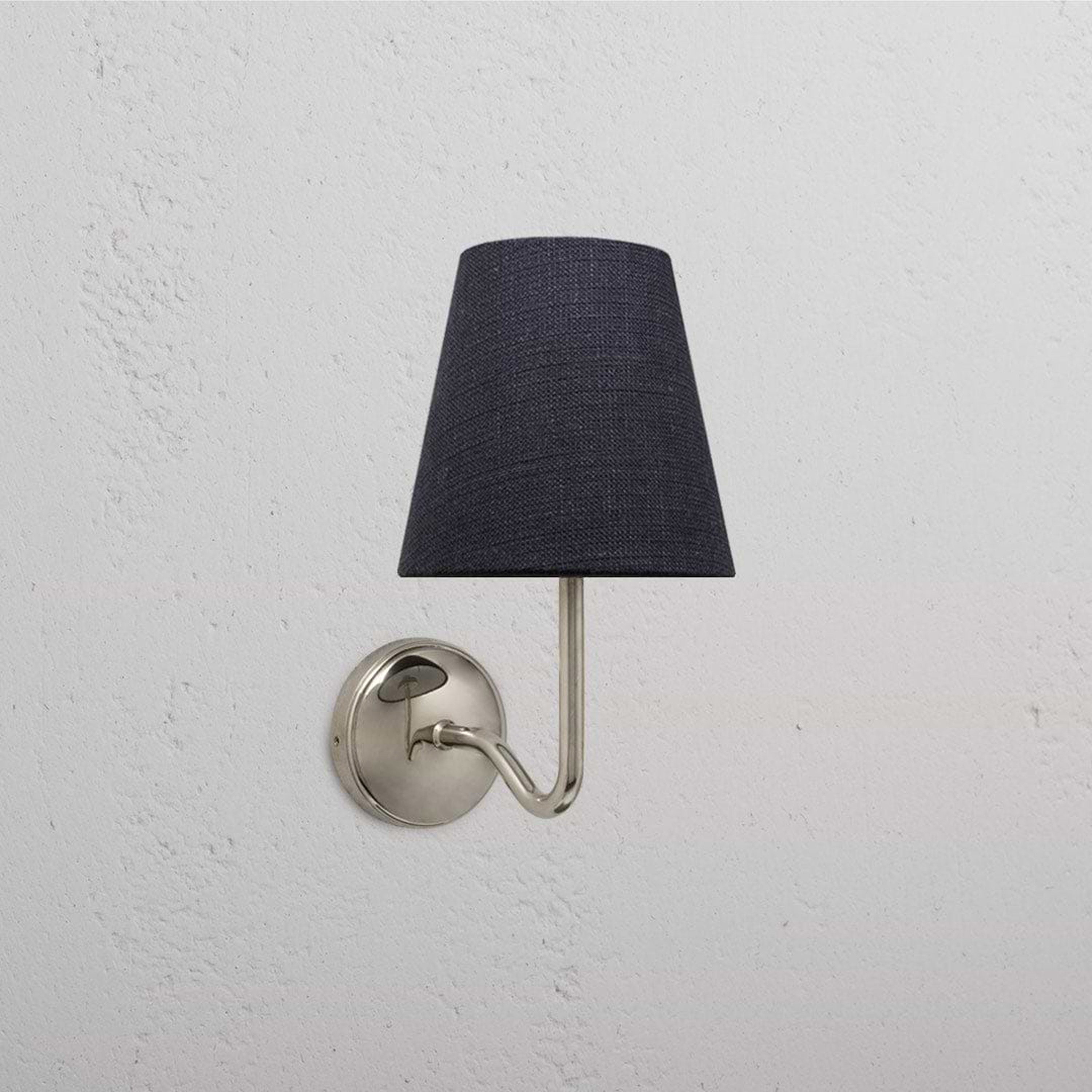 Aplique de pared Malvern mediano gris Basalto