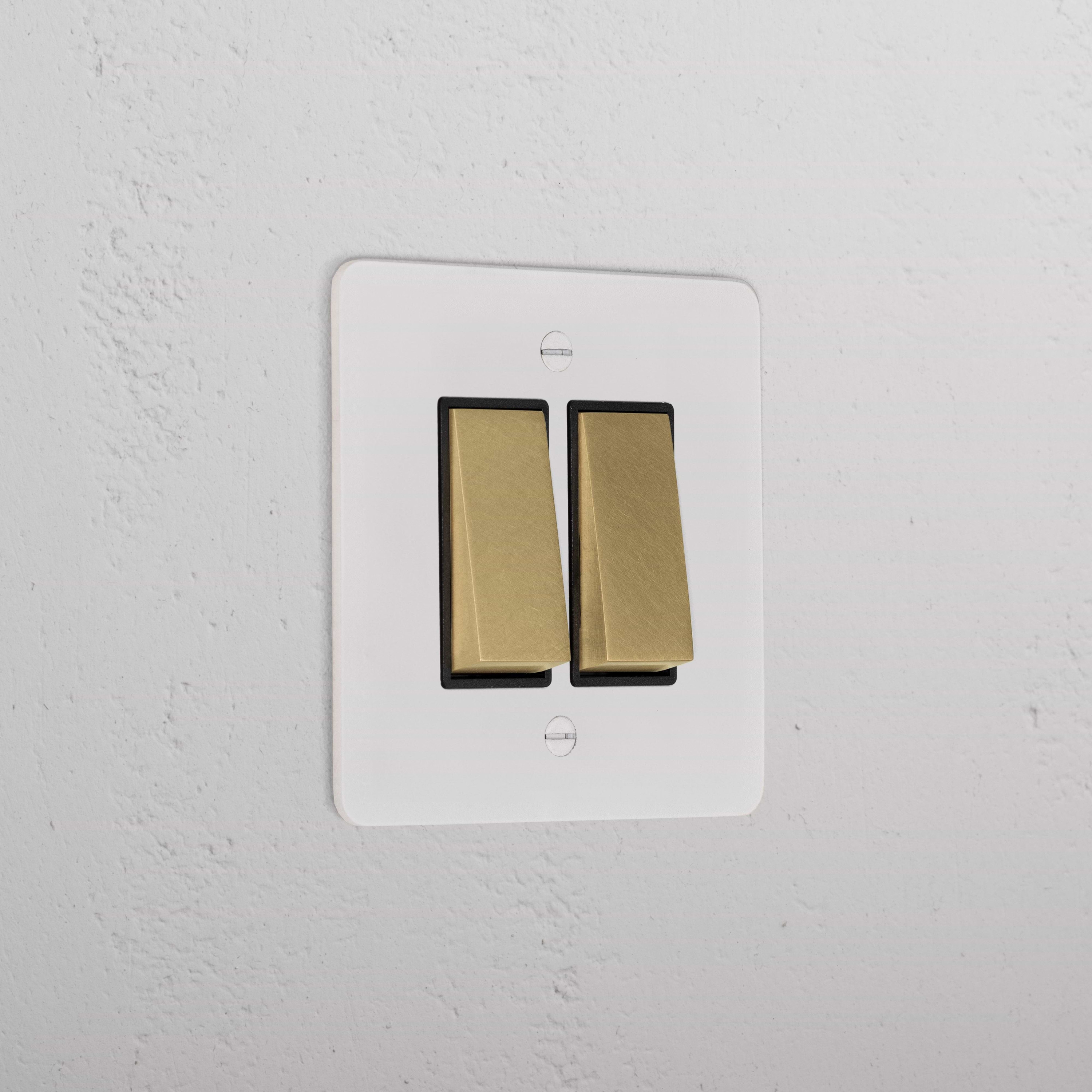2G Two Way Rocker Switch - Paintable