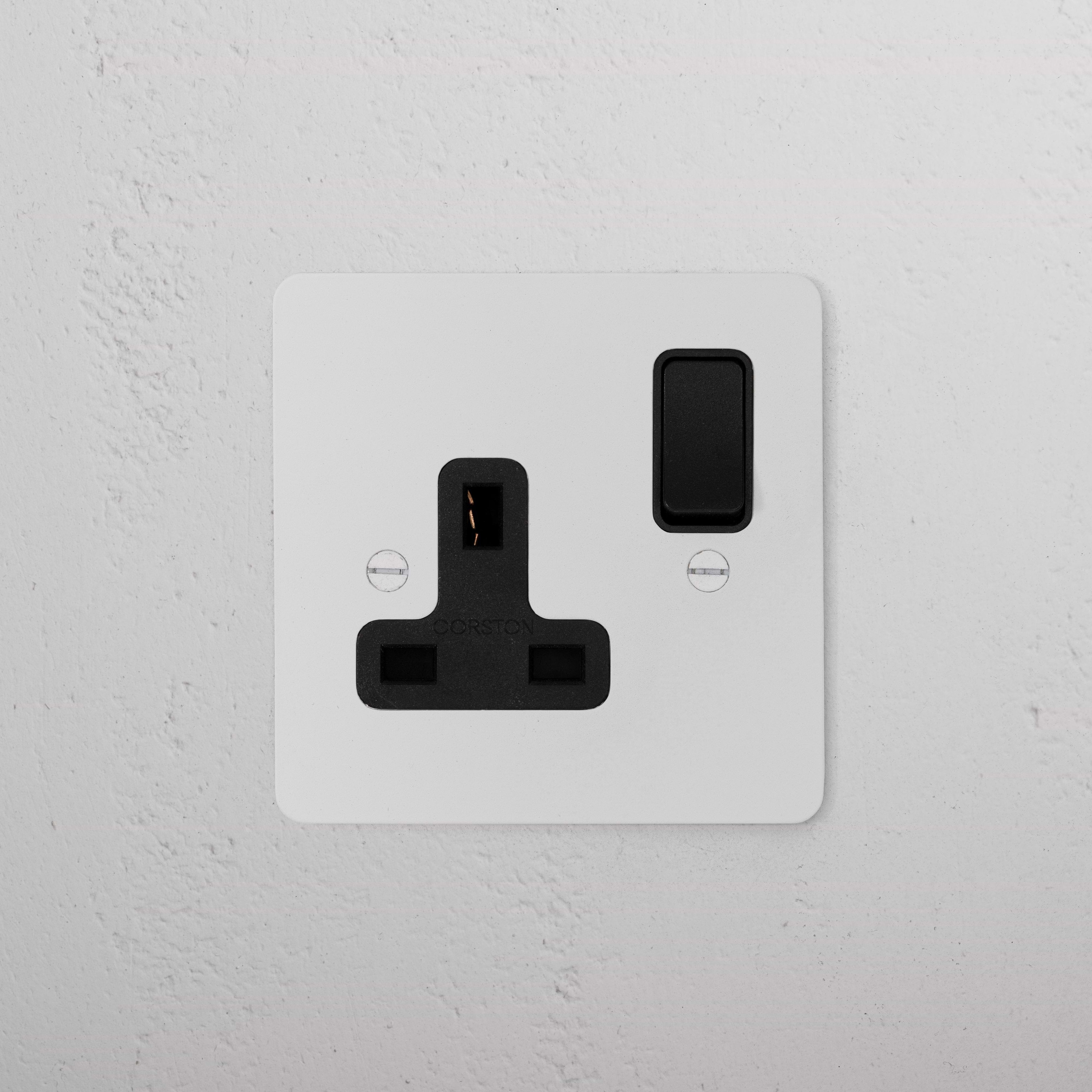Single Socket UK - Paintable