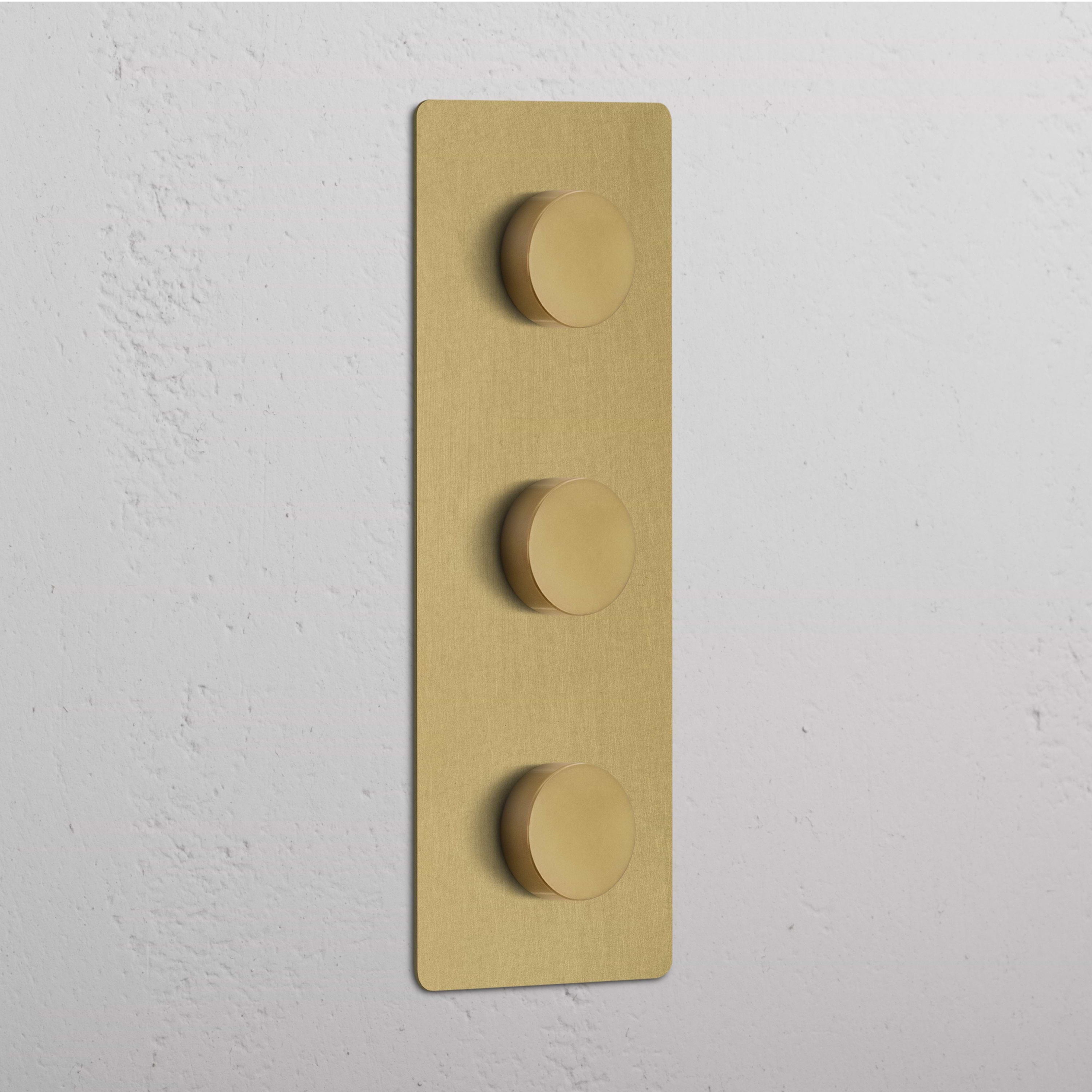 Triple 3x Vertical Dimmer Switch
