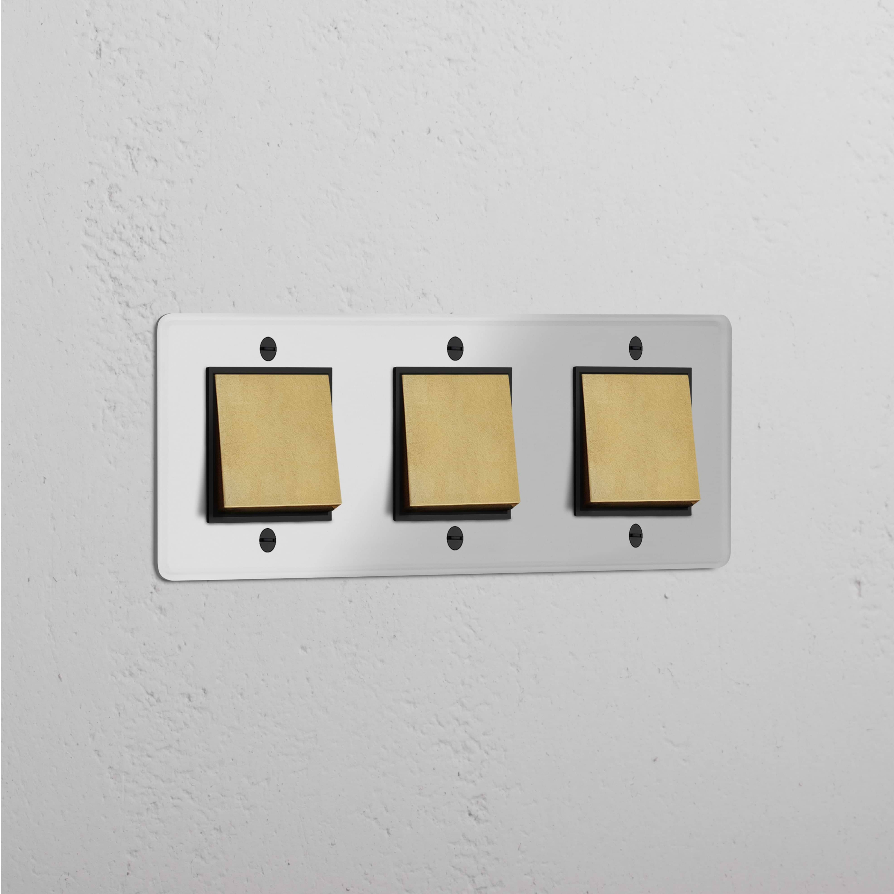 Triple 3x Rocker Switch