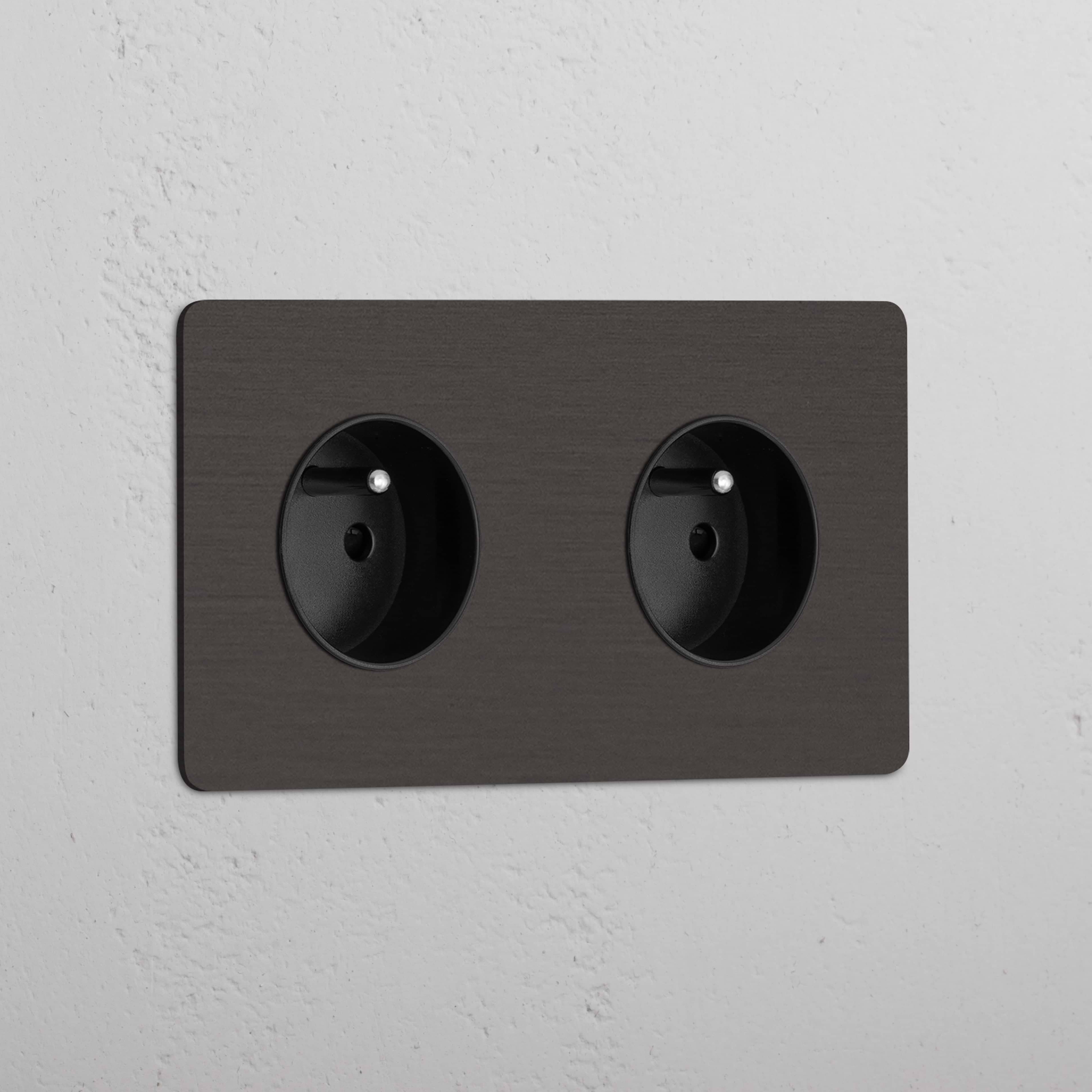 Display product Double 2x French Power Module Round from manufacturer Corston Architectural Detail
