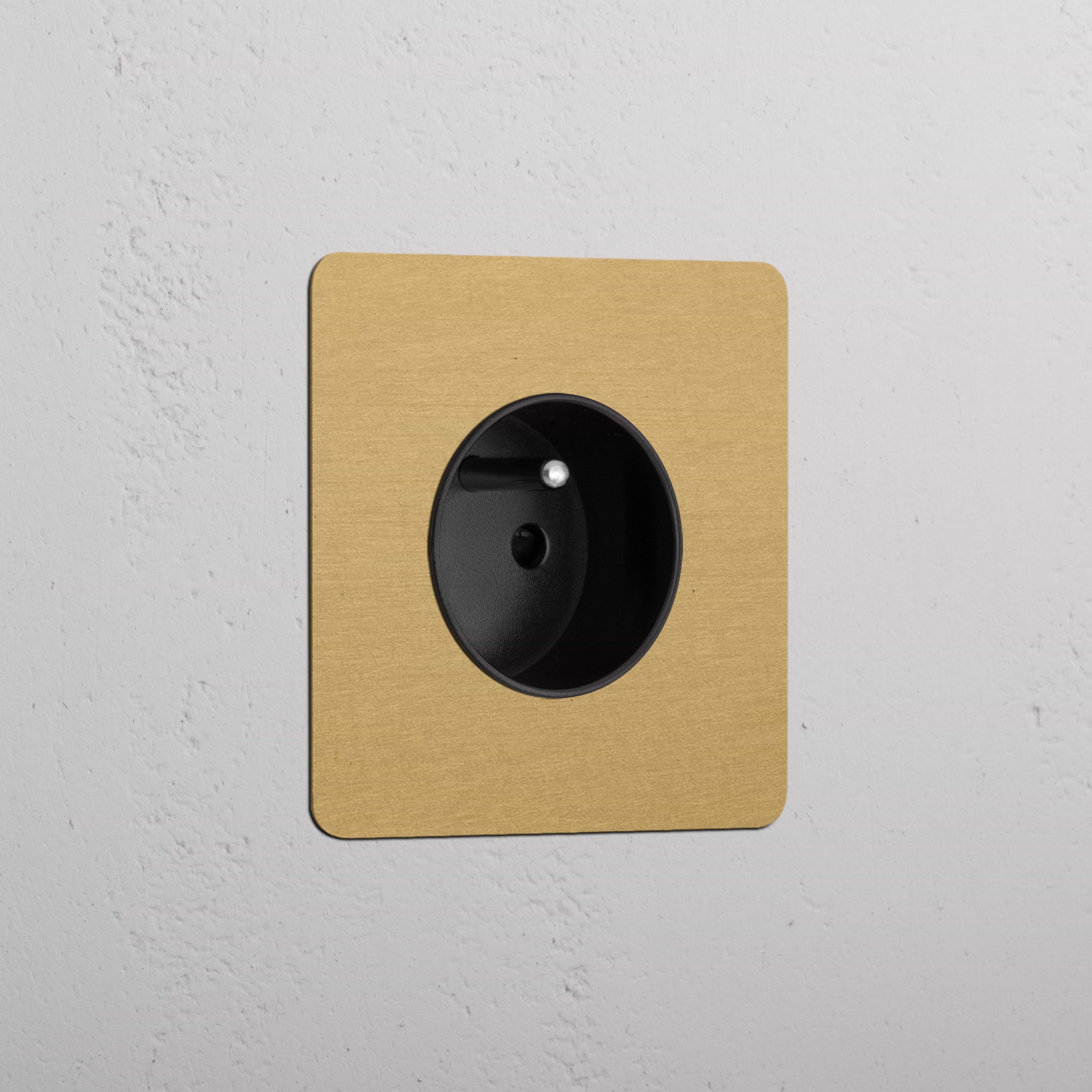 Mostrar el producto Single French Power Socket Round del fabricante Corston Architectural Detail