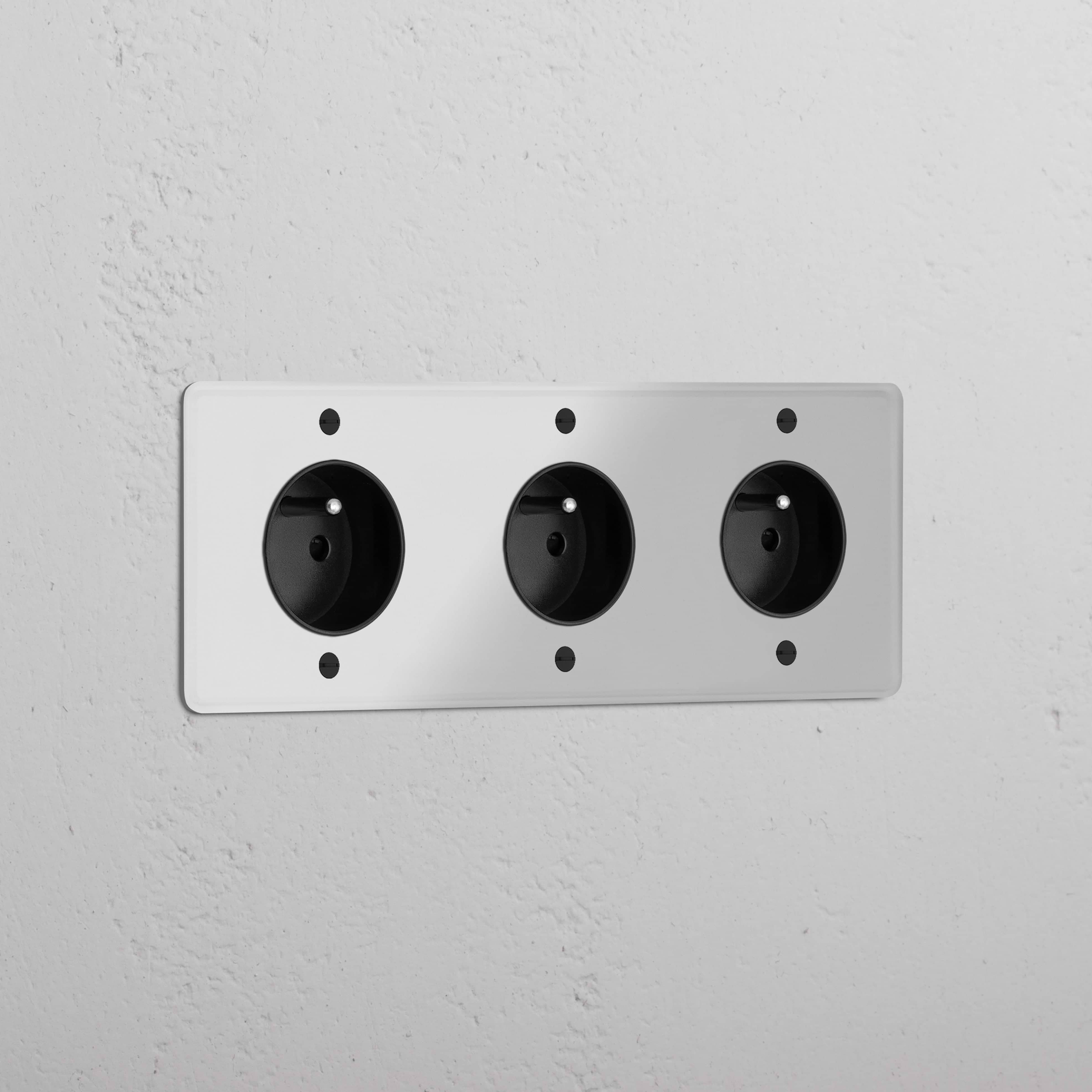 Produkt Triple 3x French Power Module Round des Herstellers Corston Architectural Detail anzeigen