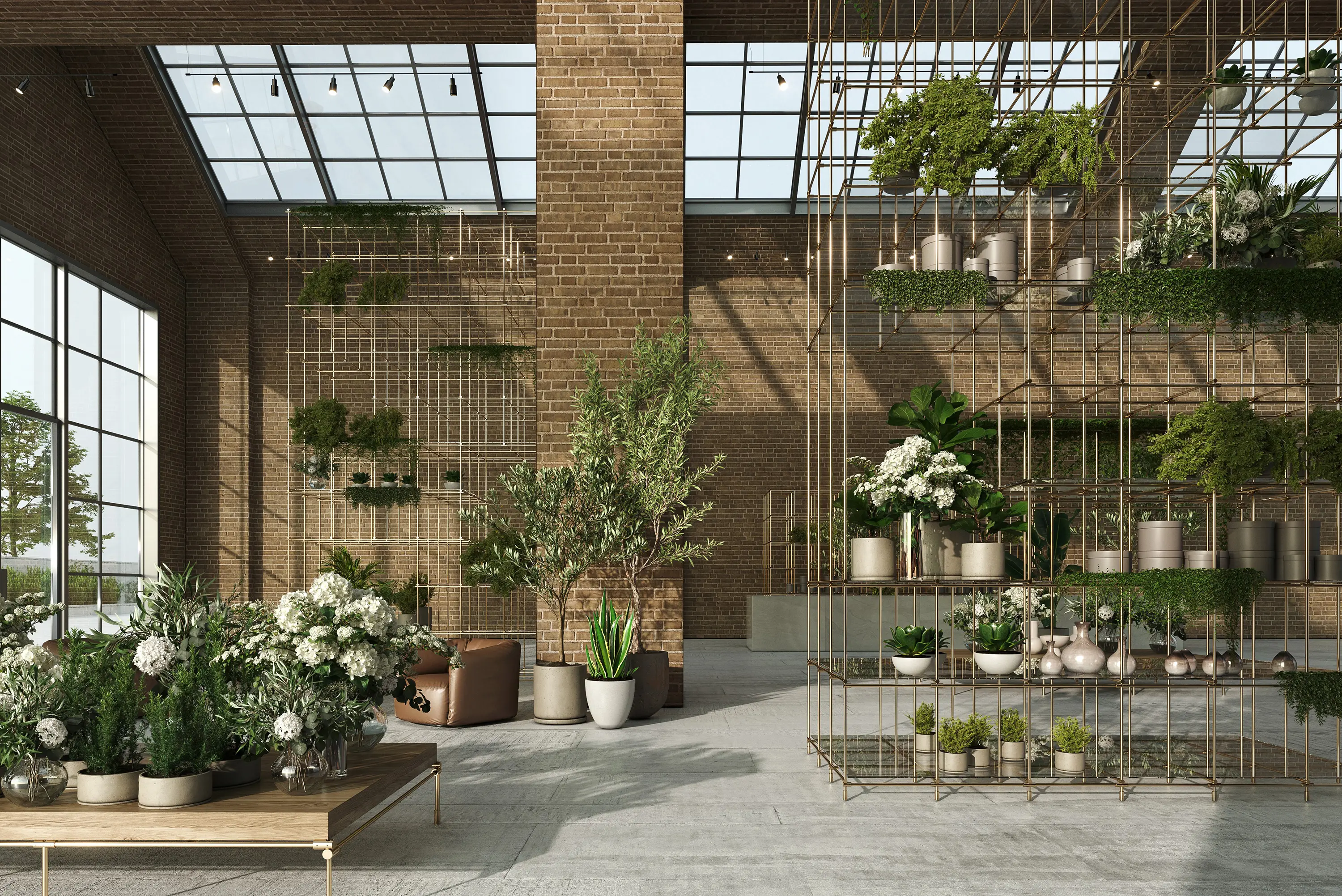 P&G Konzept - Tube connection system Modulation N° 16 brass matte