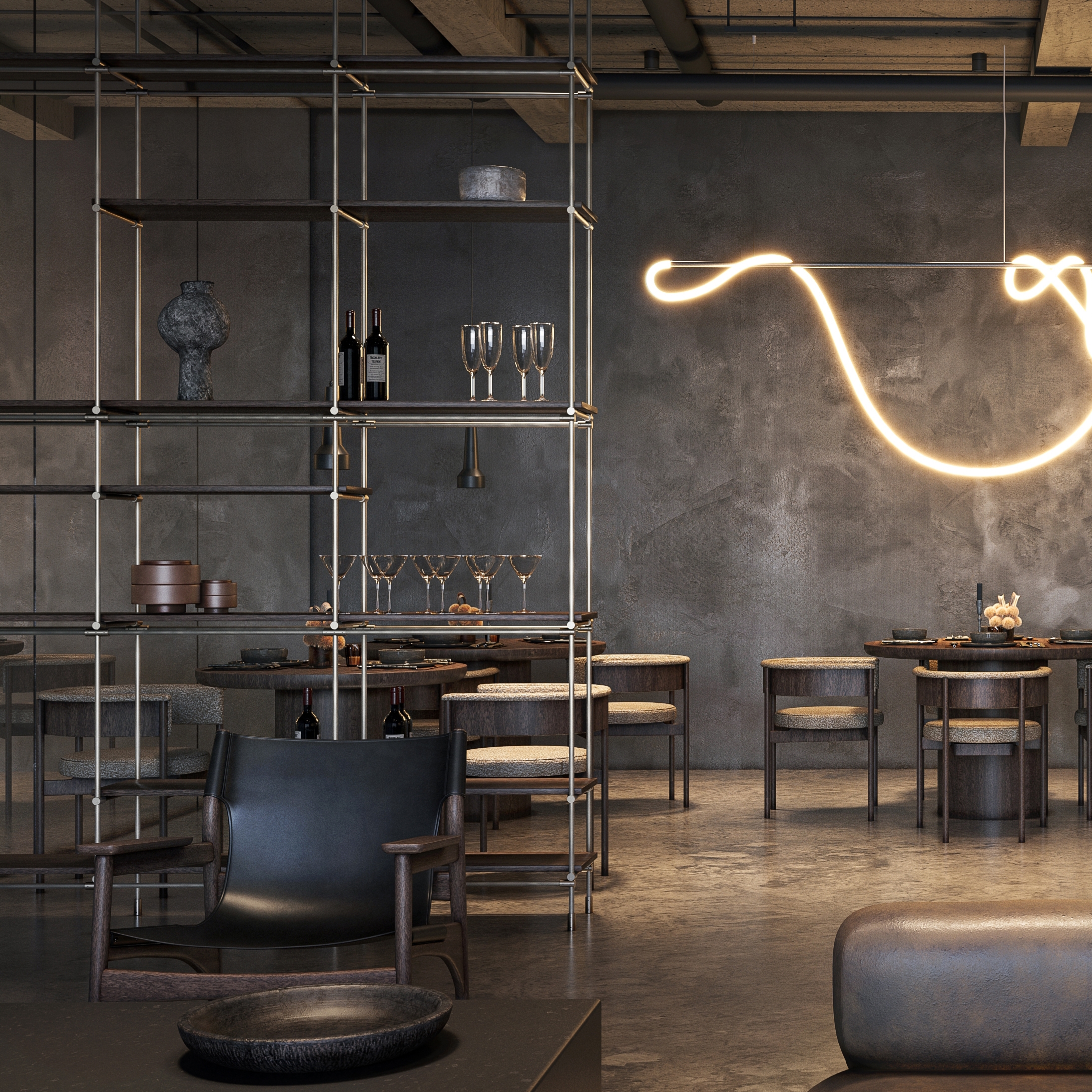 Mostra il prodotto Wardrobe Rail System N° 25 nickel matte del produttore P&G Konzept