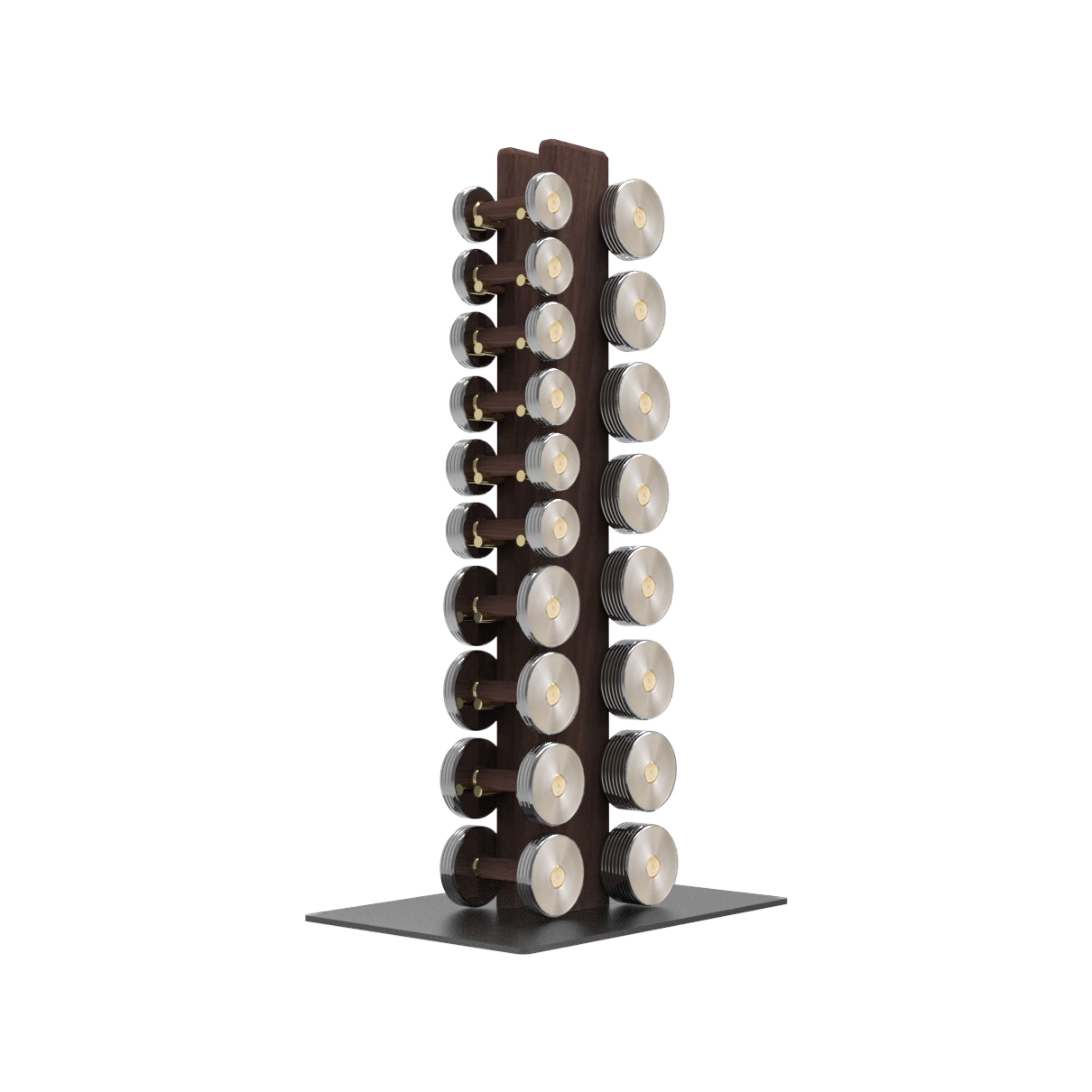 Produkt TOWER Dumbbell Rack in American Walnut des Herstellers kenko  anzeigen