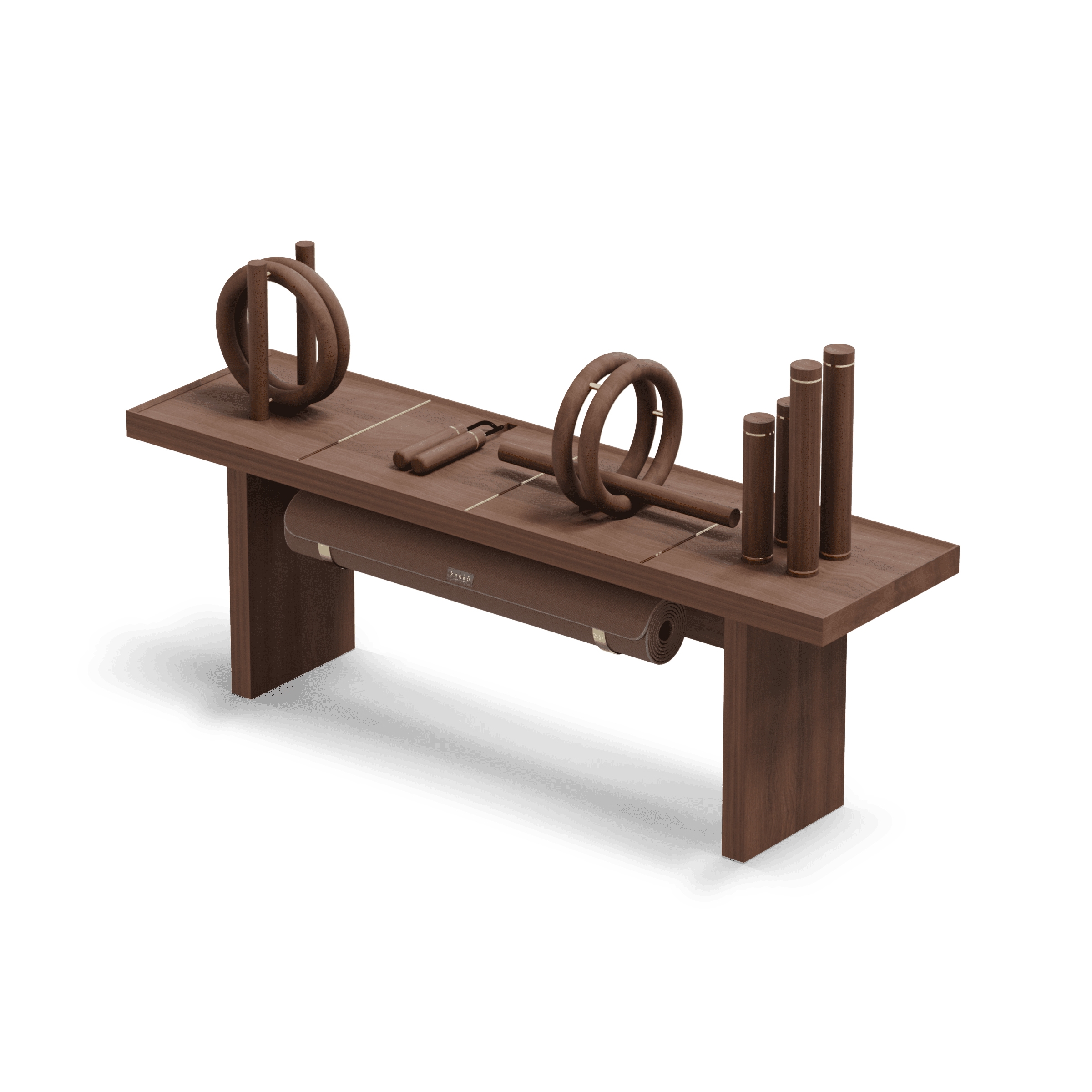 Fitness Set A, Walnut