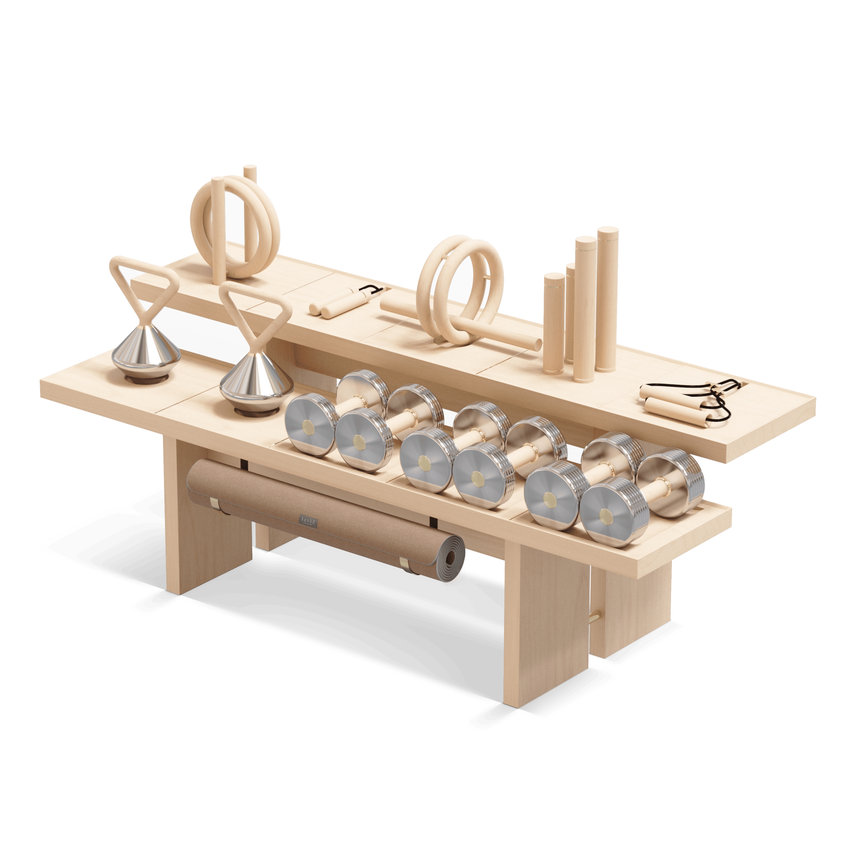 Display product Fitness Set C, Maple from manufacturer kenko 
