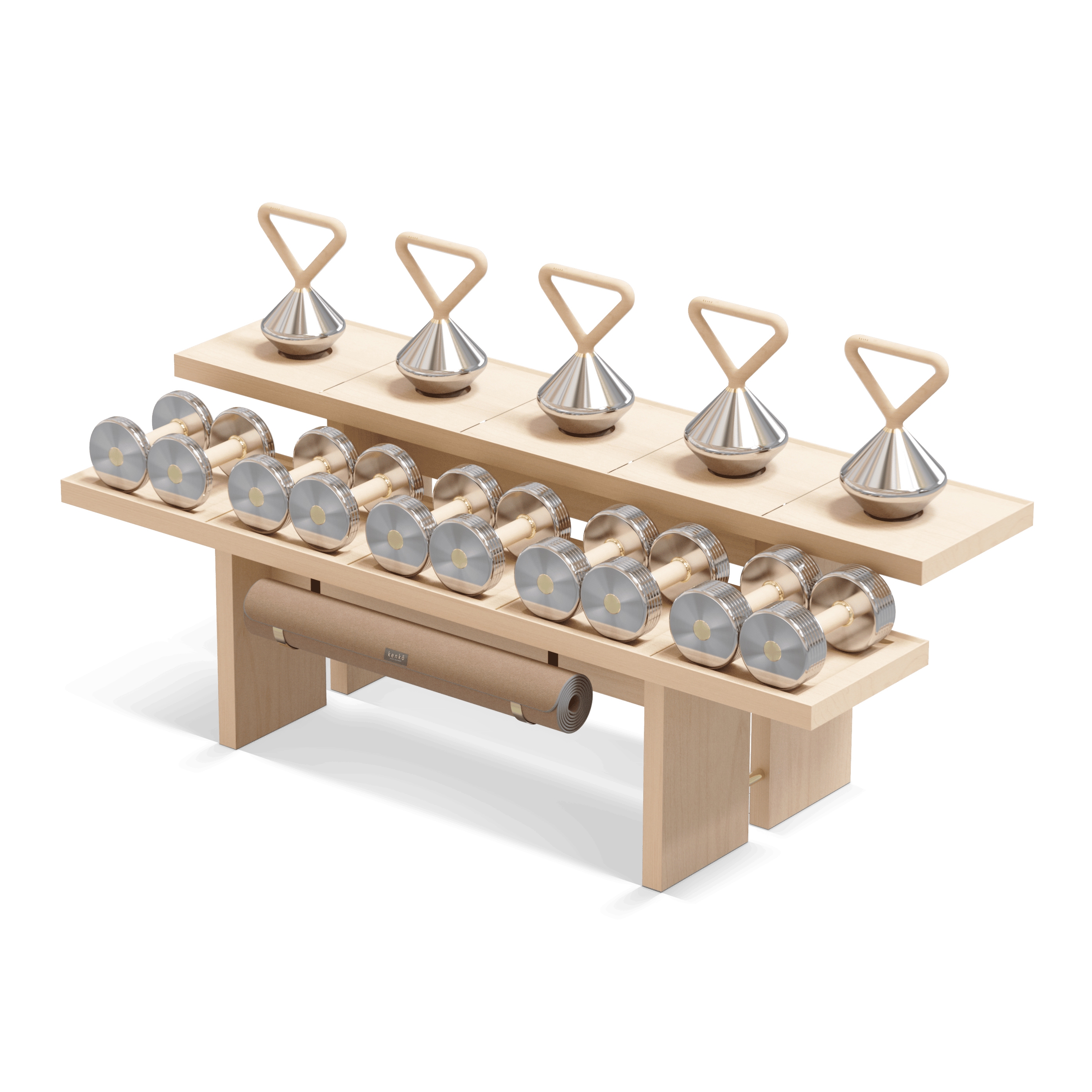 Display product Fitness Set D, Maple from manufacturer kenko 