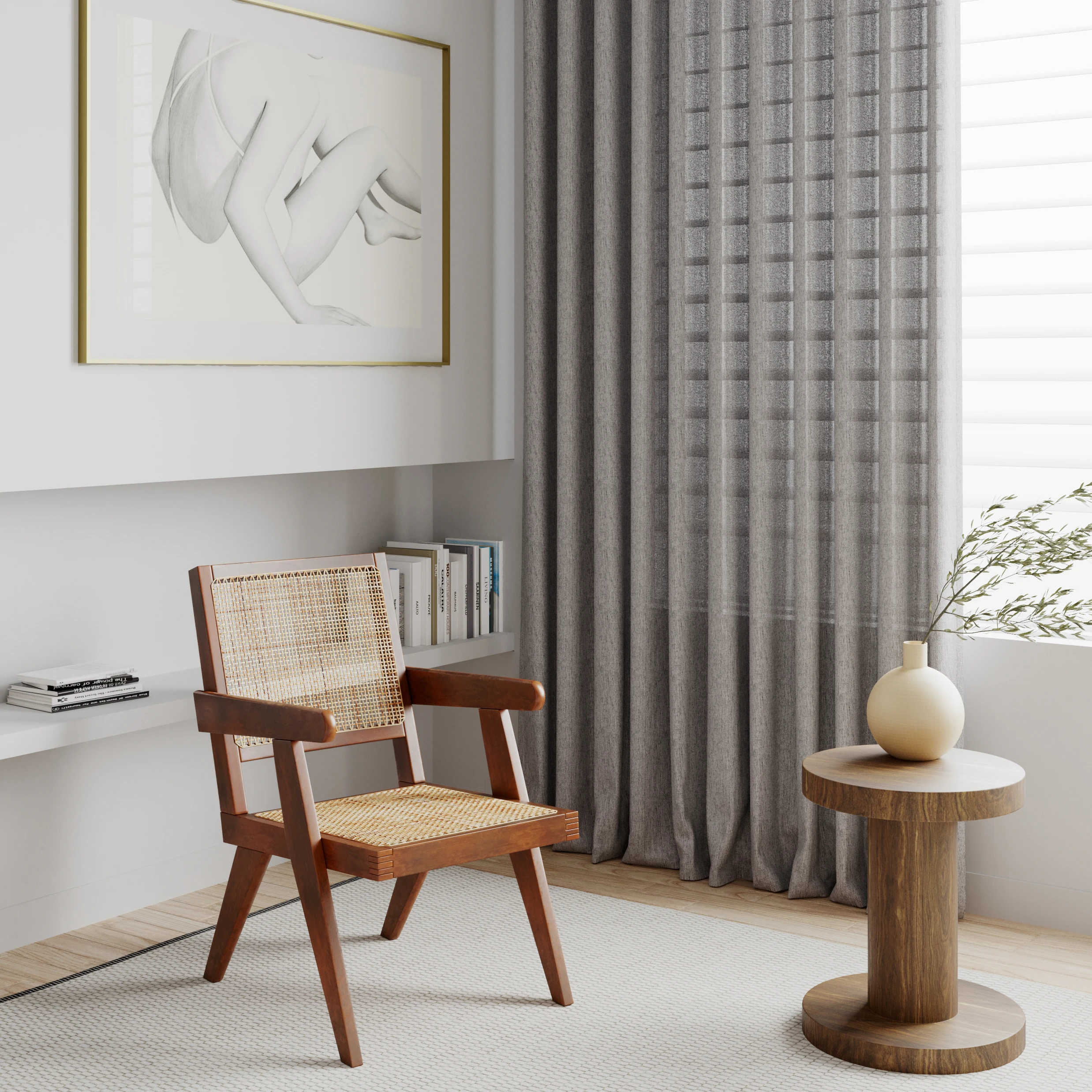 RIDEAUX DIFFICILEMENT INFLAMMABLES