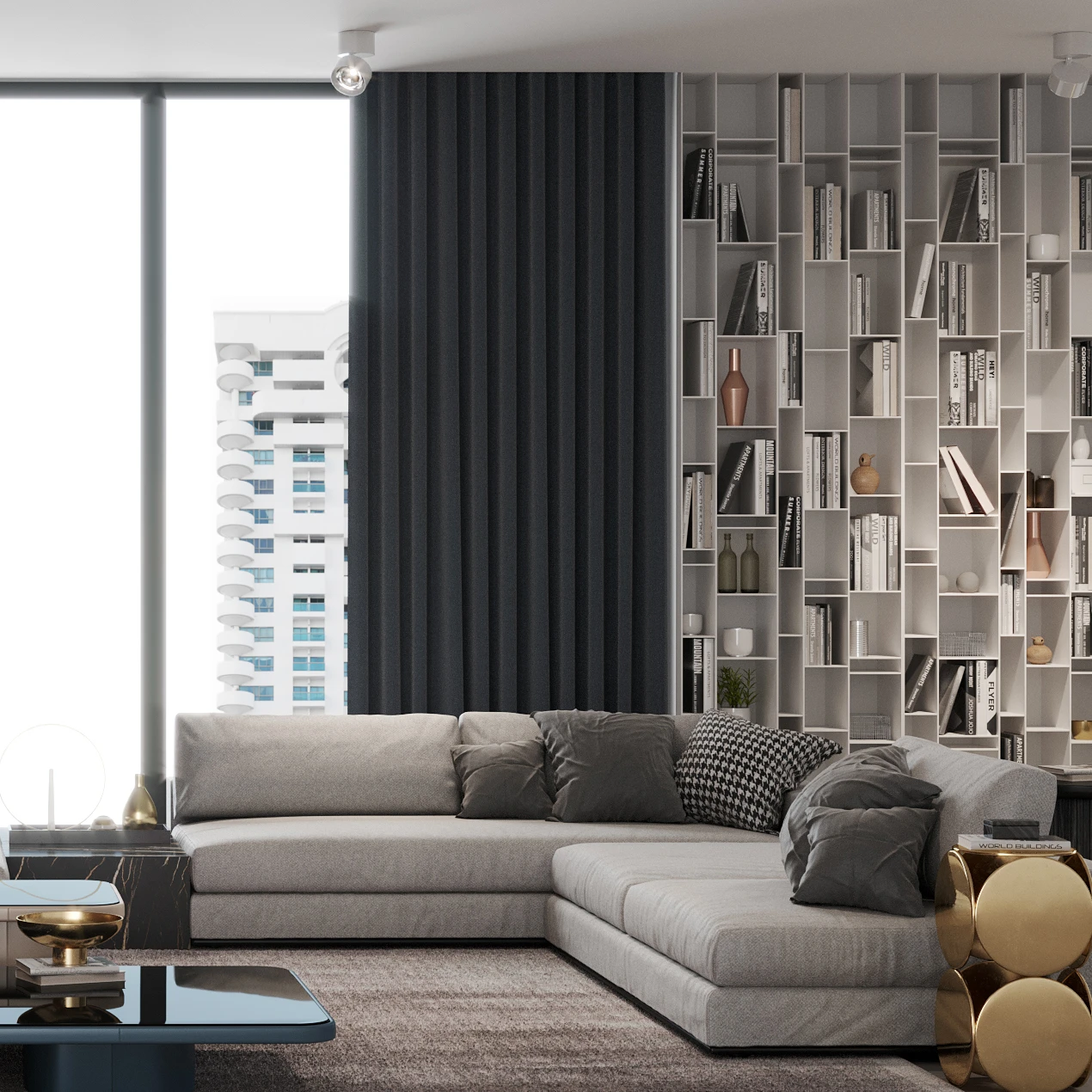 FLAME RETARDANT BLACKOUTS