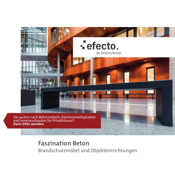 Voorskoubeeld vir die lêer Faszination Beton - Brandschutzmöbel und Objekteinrichtungen