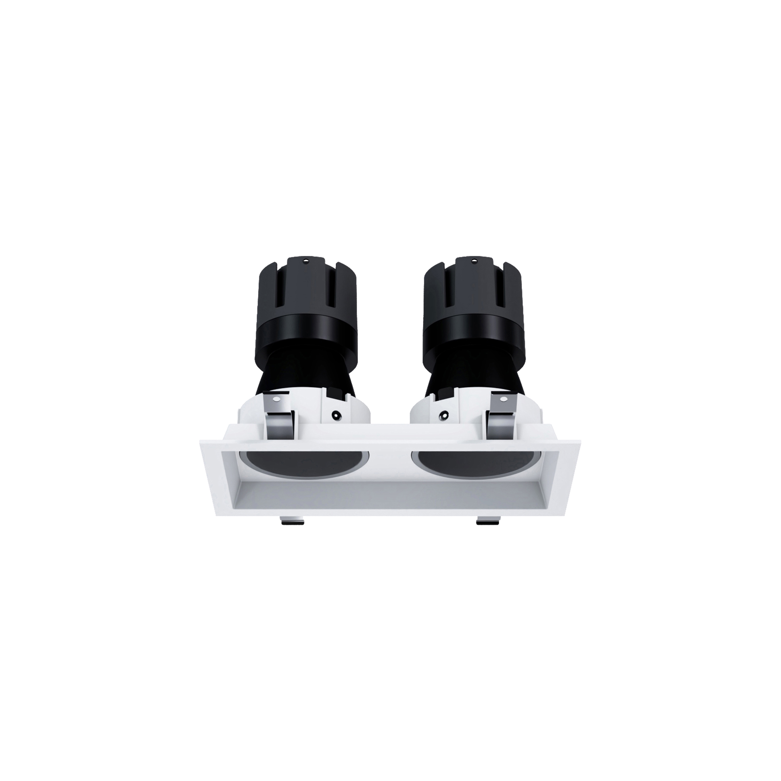 Display product Nemo Ring - trimmed 2 spot 2x10w comfort white matt silver from manufacturer PAN
