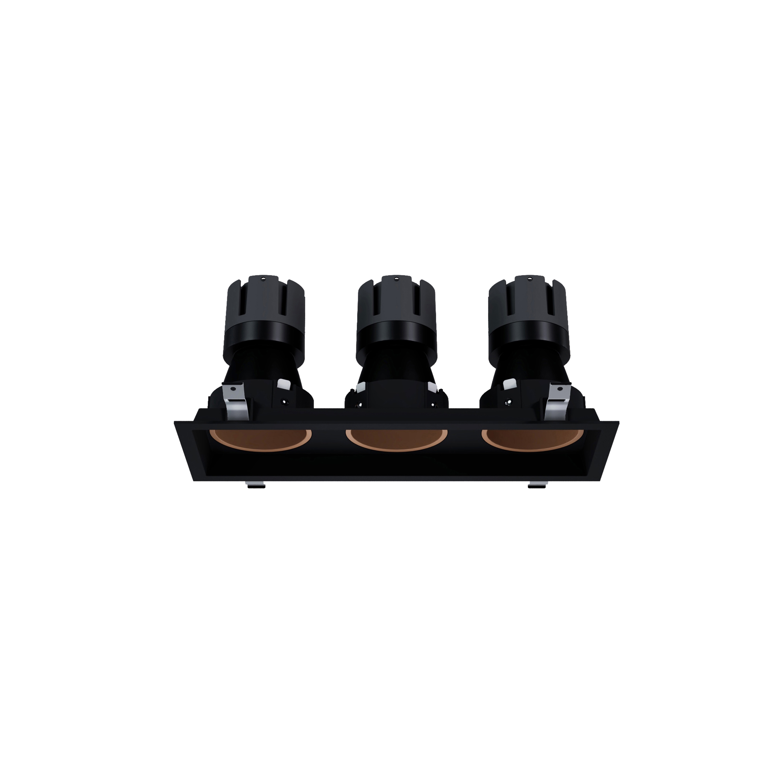 Display product Nemo Ring - trimmed 3 spot 3x10w comfort black matt bronze from manufacturer PAN