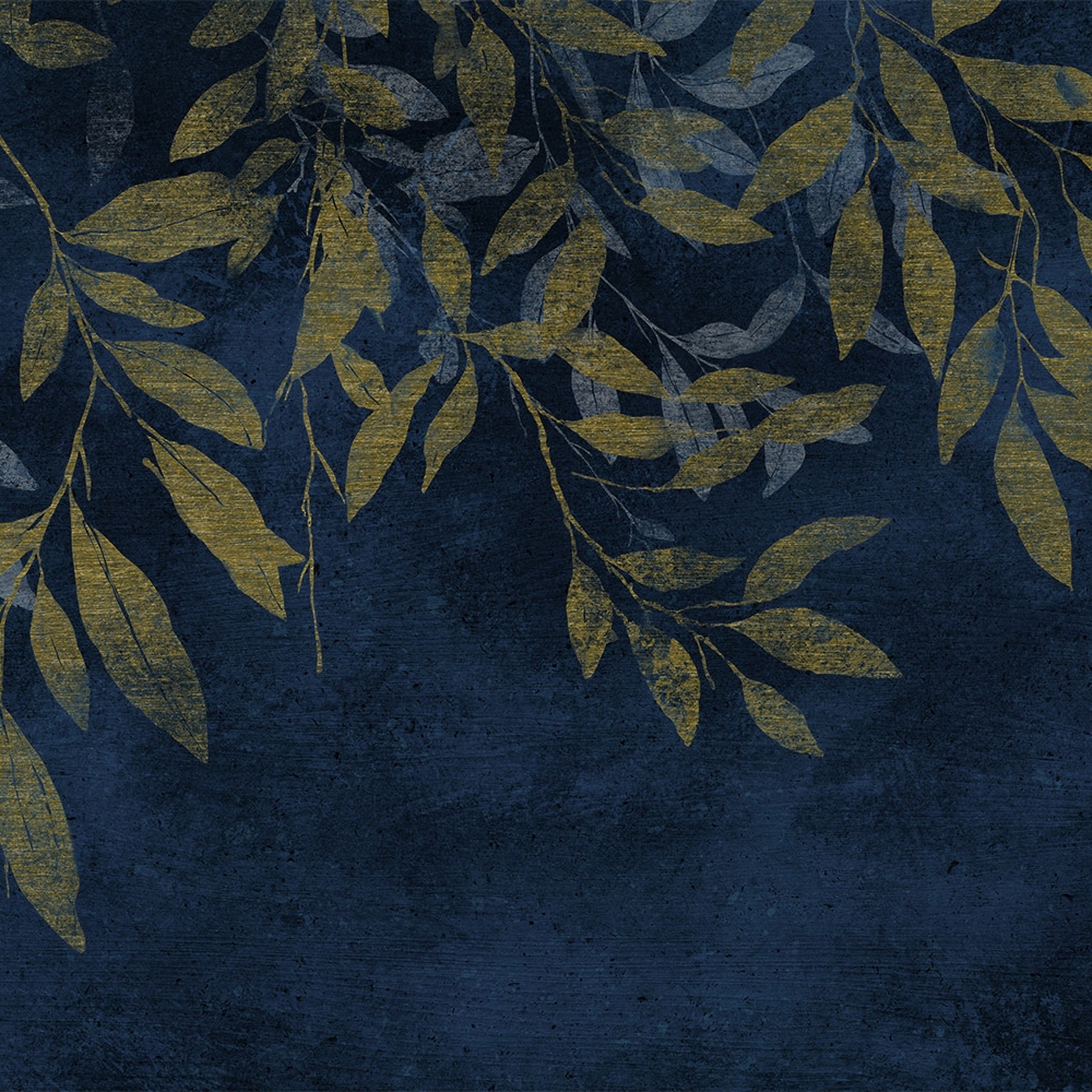 Gold Twigs Blue