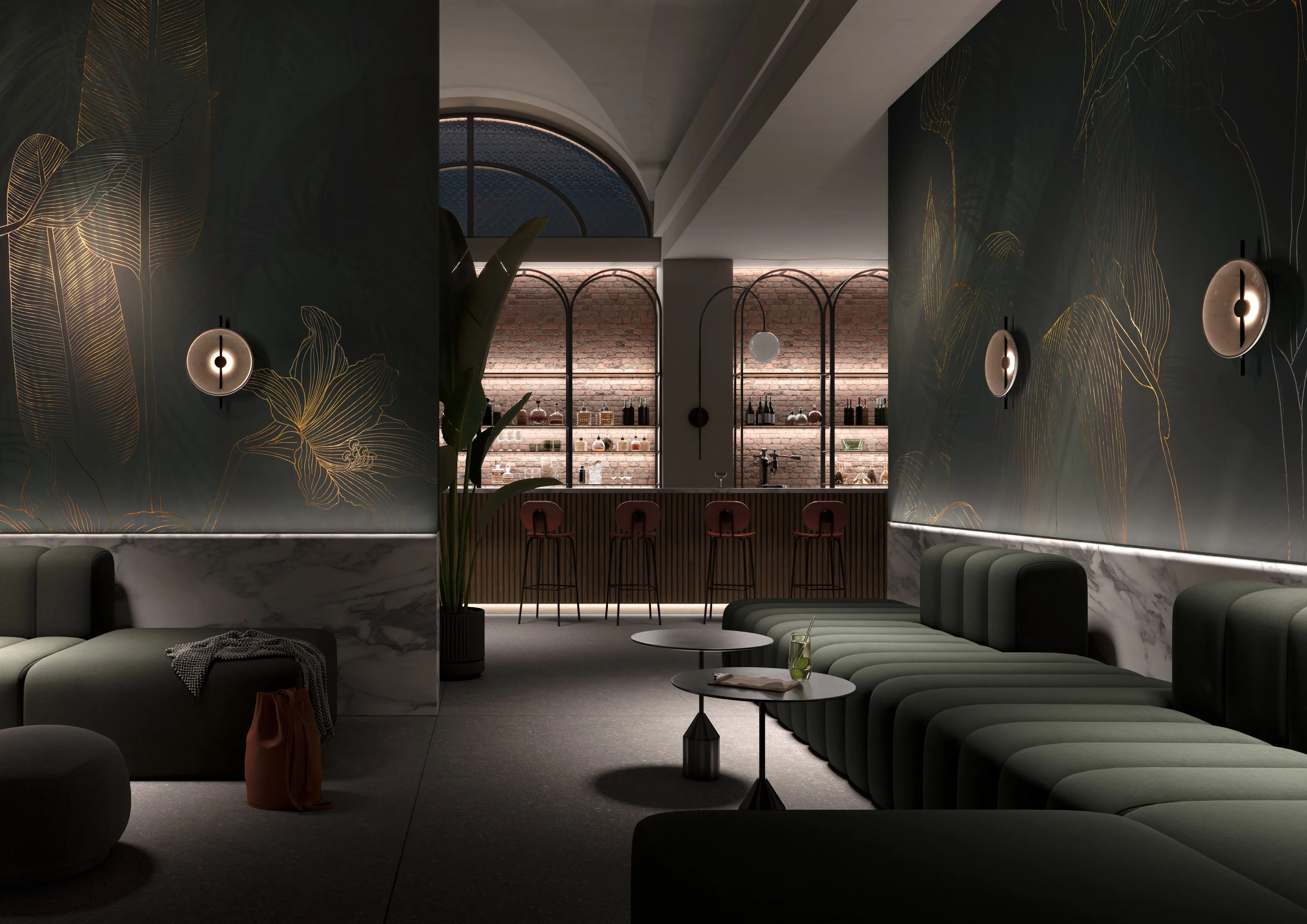 k'moor - Gold Flowers Dark