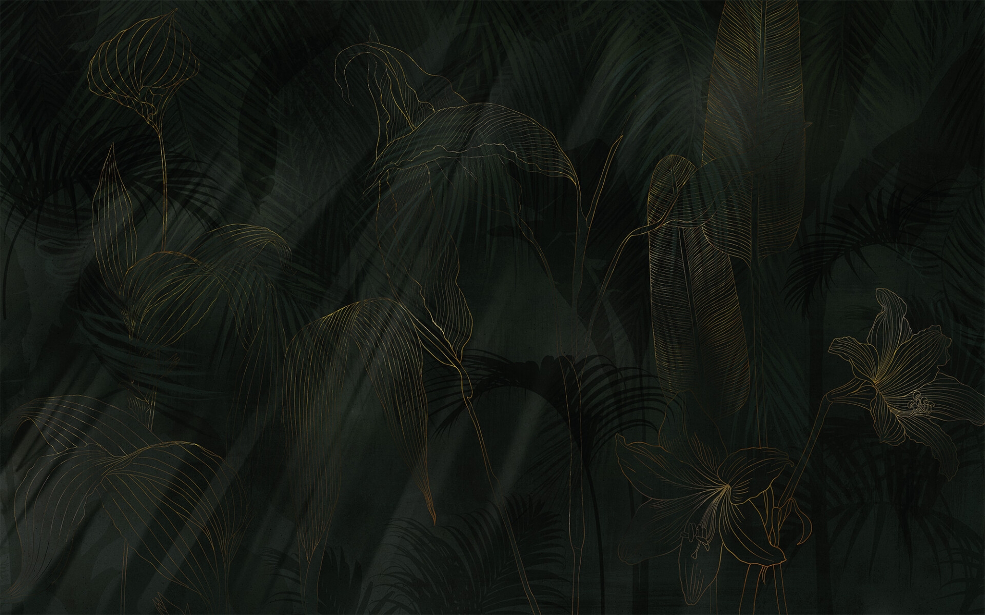 Mostrar el producto Gold Flowers Dark del fabricante k'moor