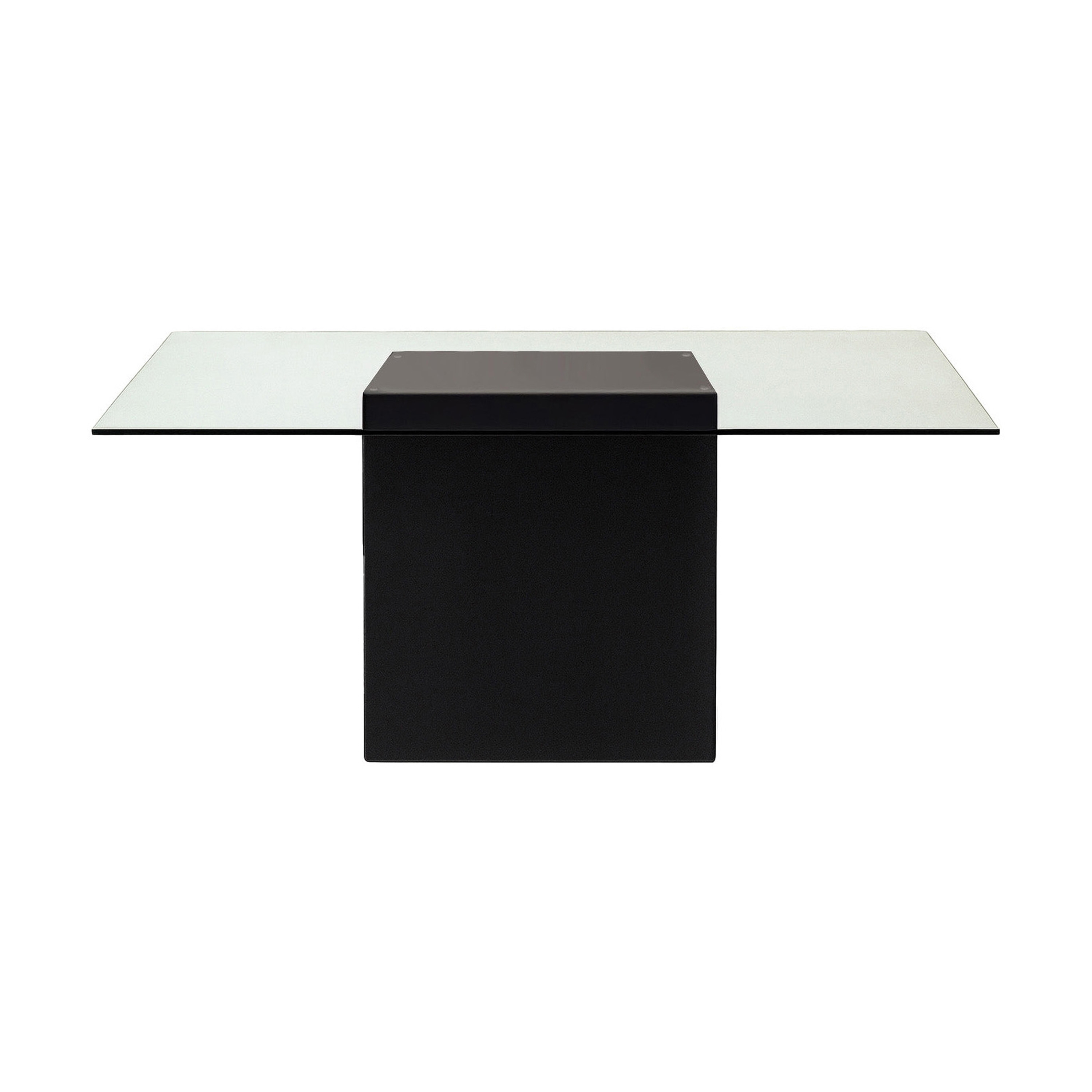 Display product Aire Dining Table Glass & Black Lacquer from manufacturer moanne
