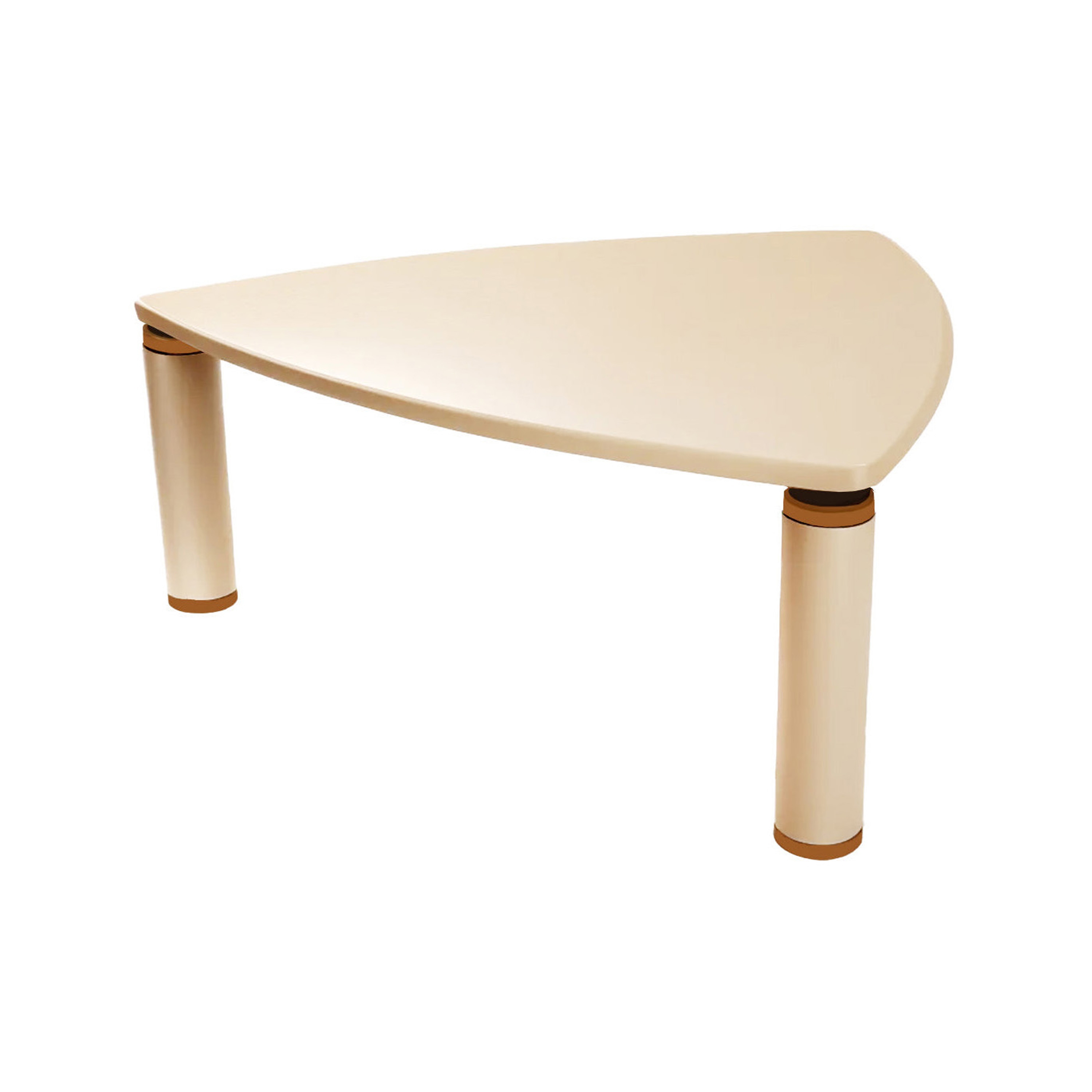 Bizarra Dining Table Creme Lacquer