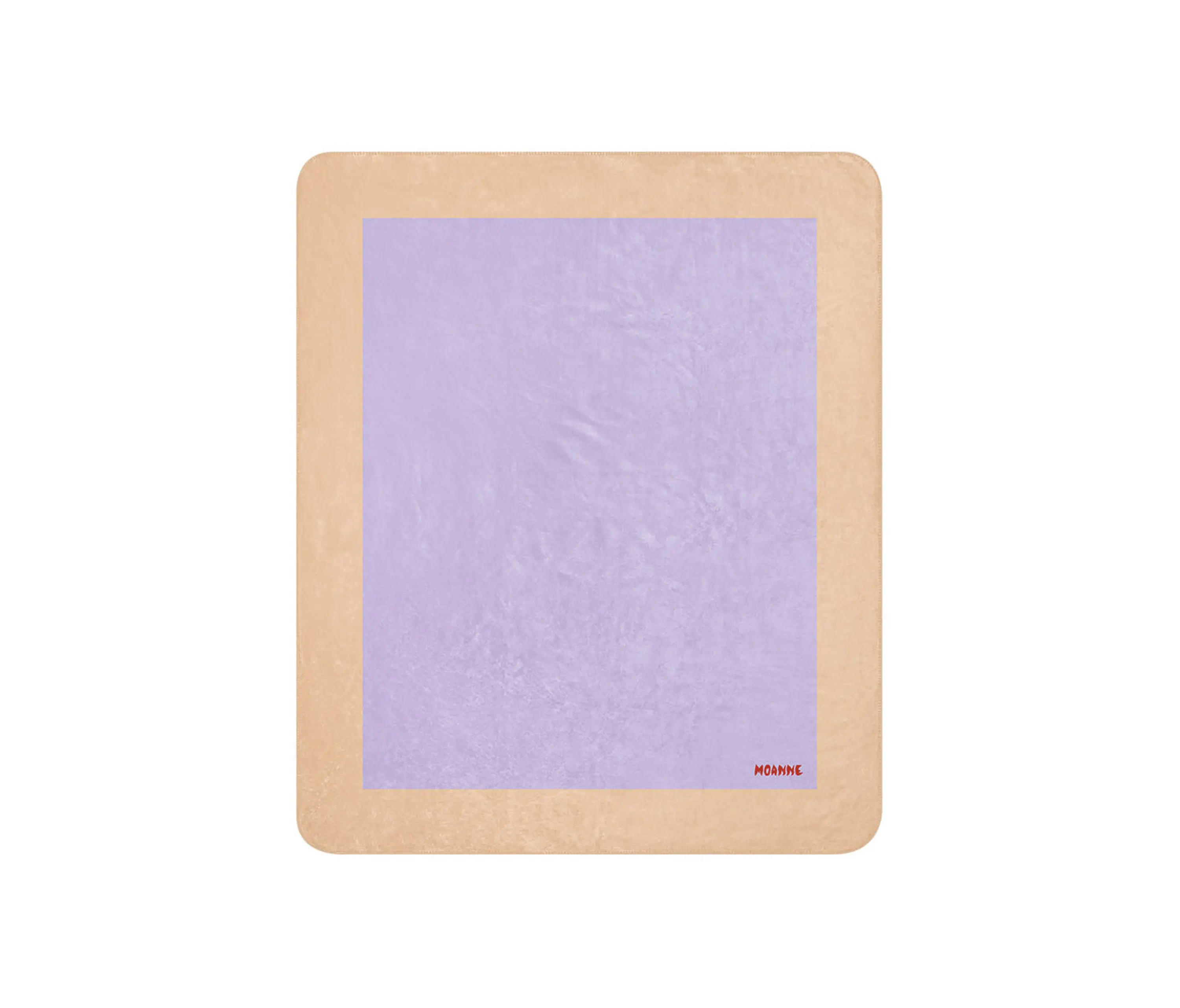 moanne - Boreal Blanket Beige/Lilac Framed