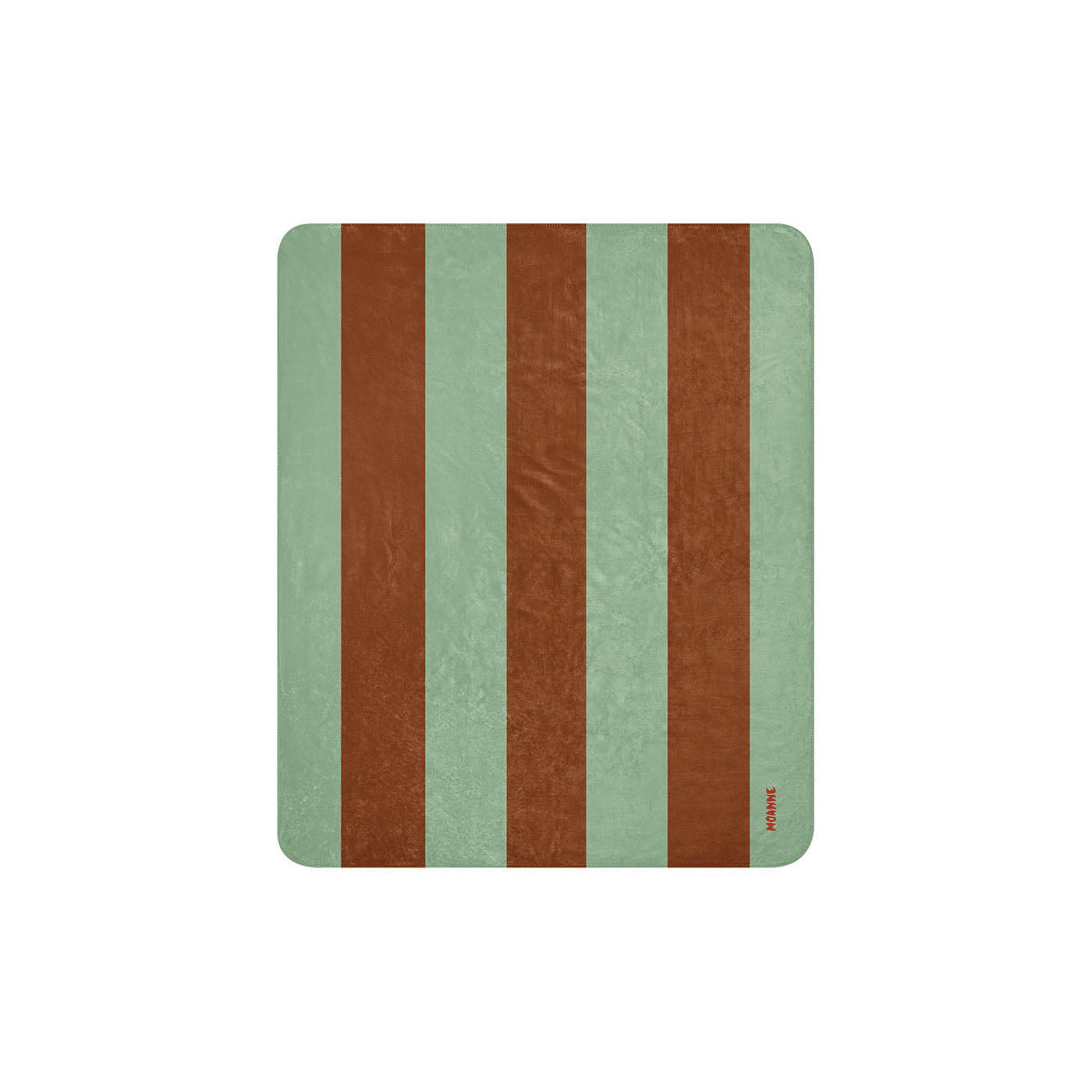 Produkt Boreal Blanket Brown/Aquamarine Striped des Herstellers moanne anzeigen