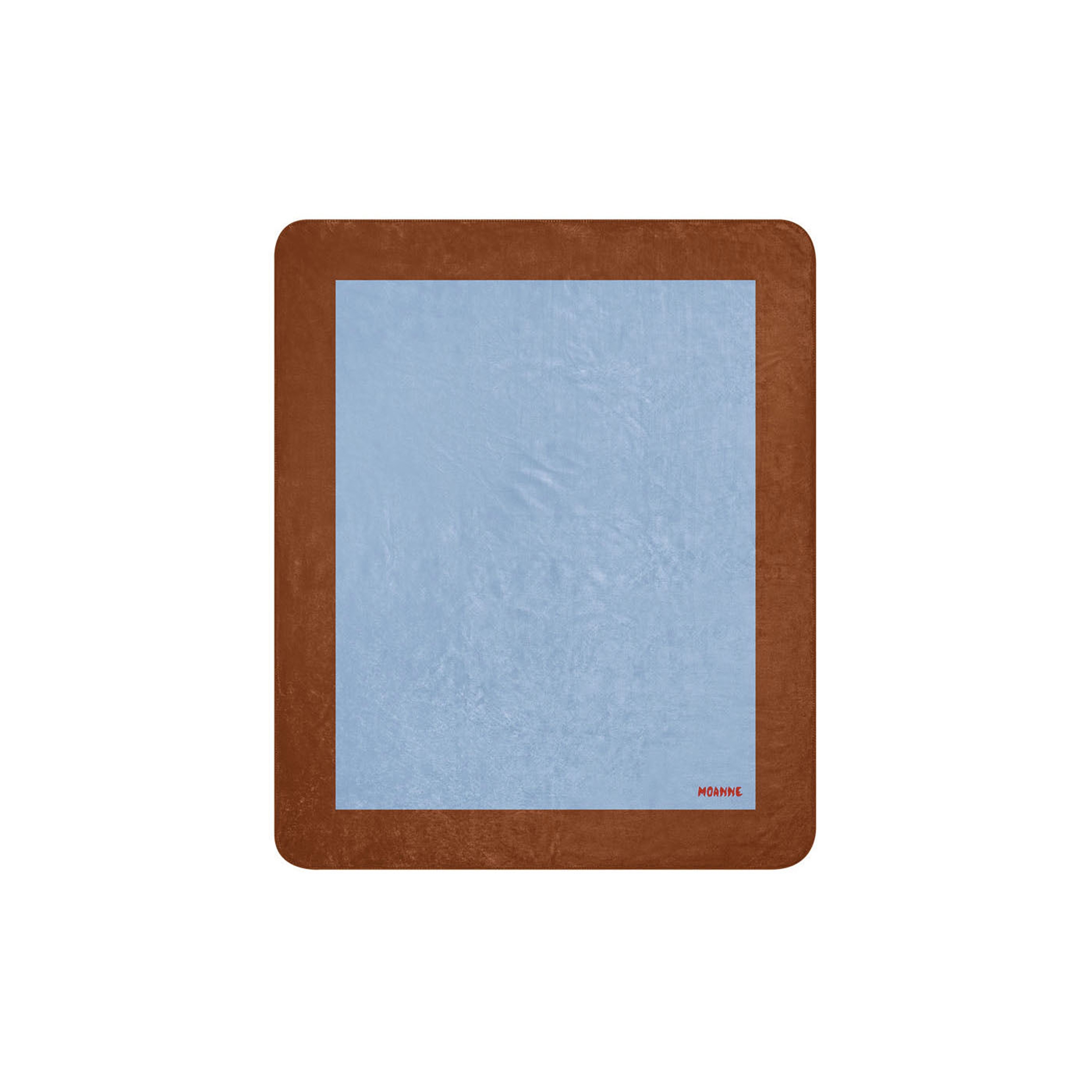 Boreal Blanket Brown/Light Blue Framed
