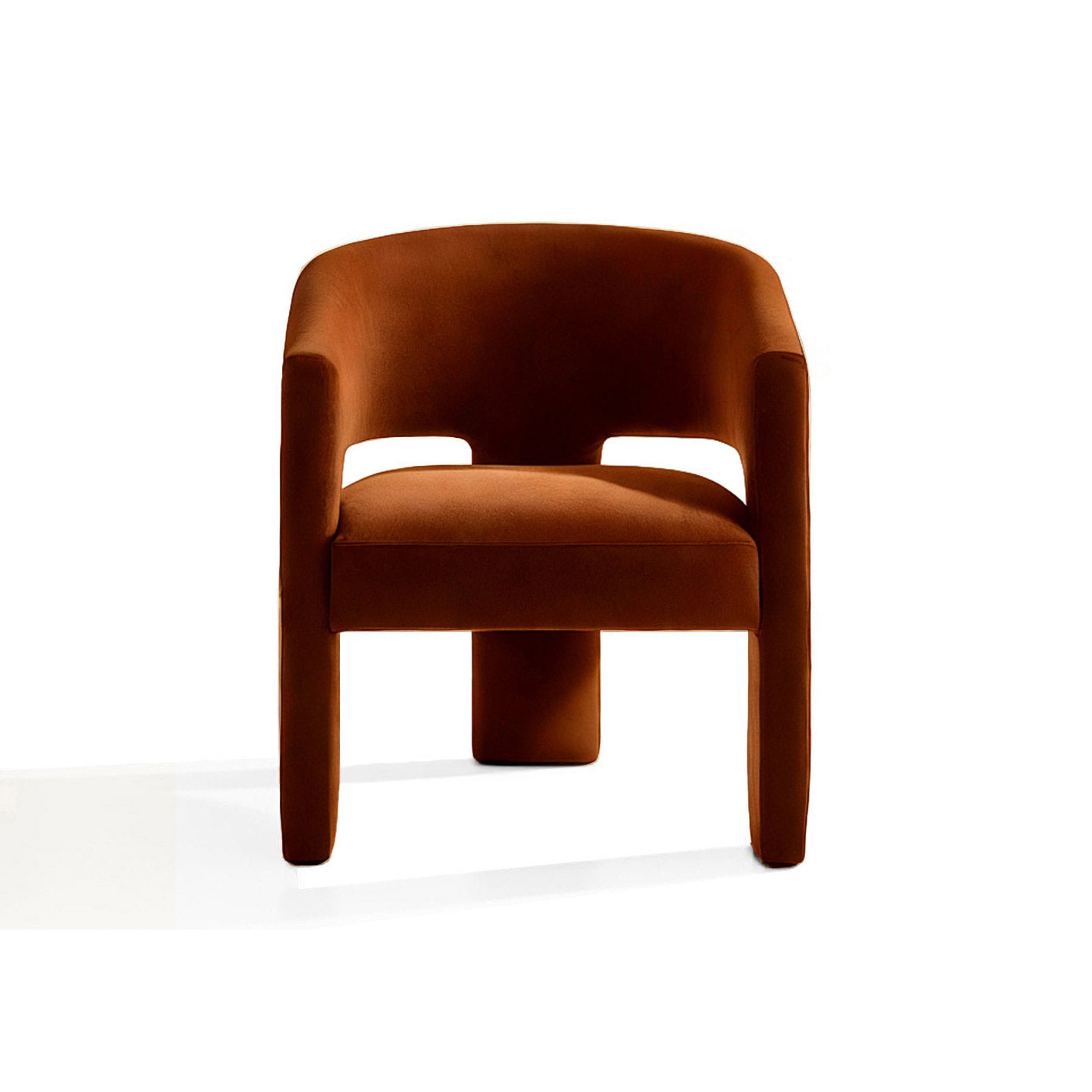Calma Armchair Brown Velvet