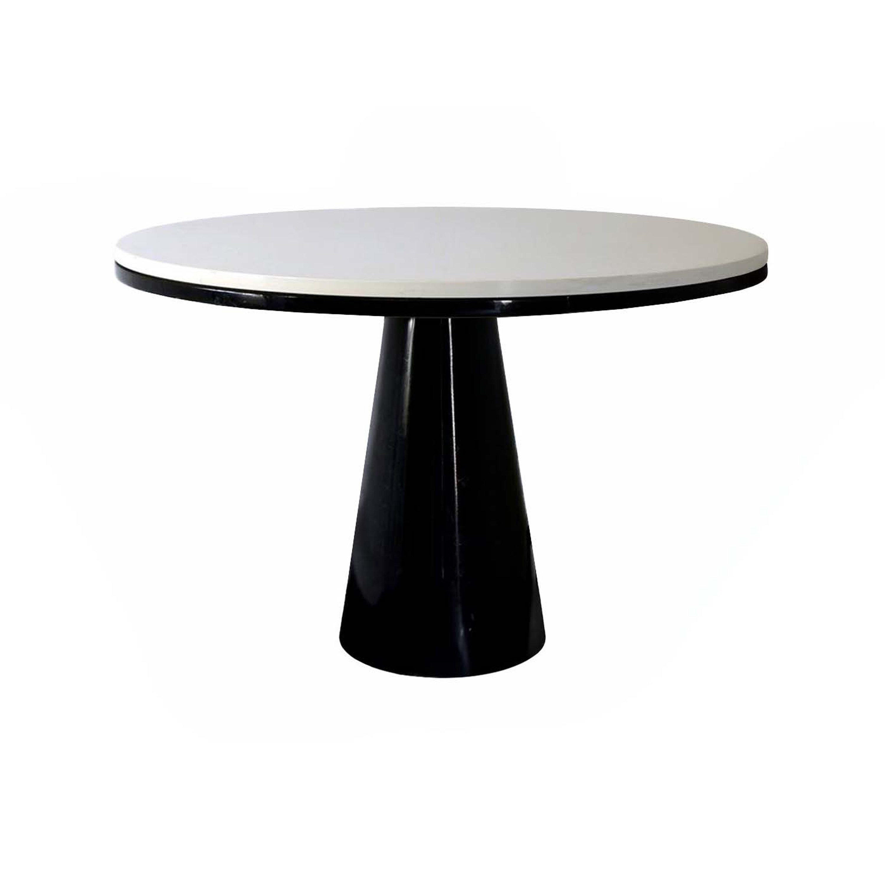 Display product Chi Dining Table White/Black Gloss Lacquer from manufacturer moanne