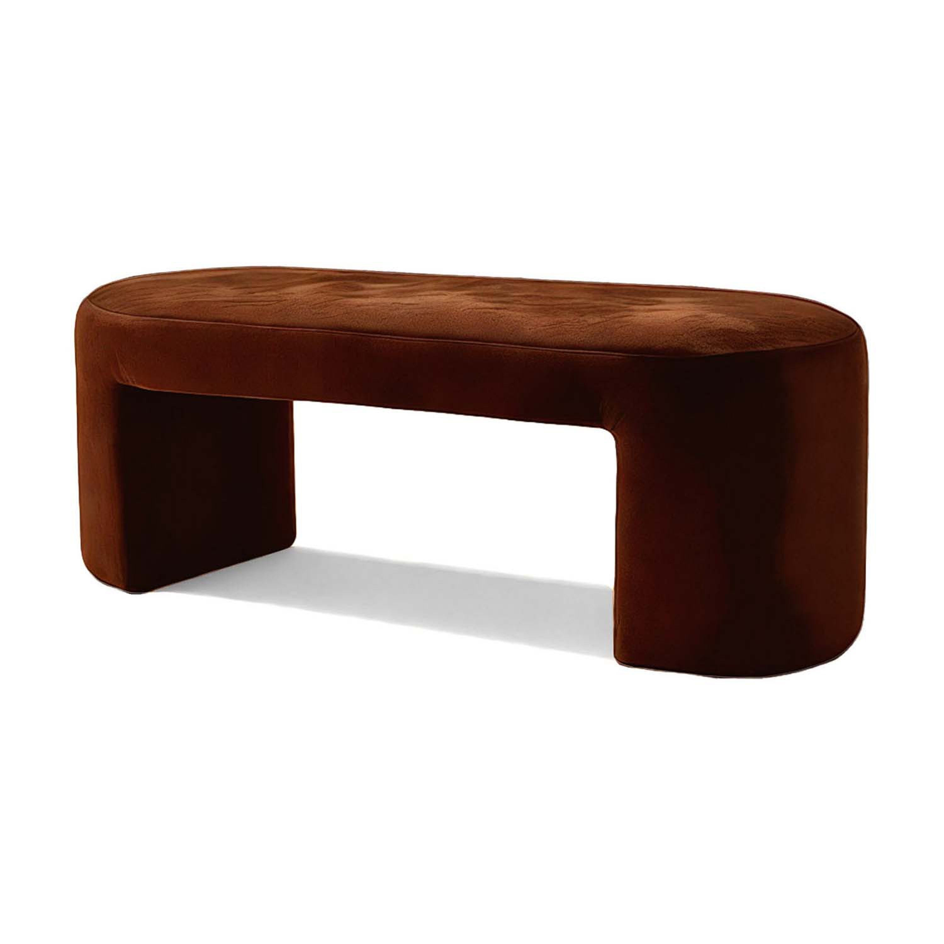 Deleite Bench Brown Velvet