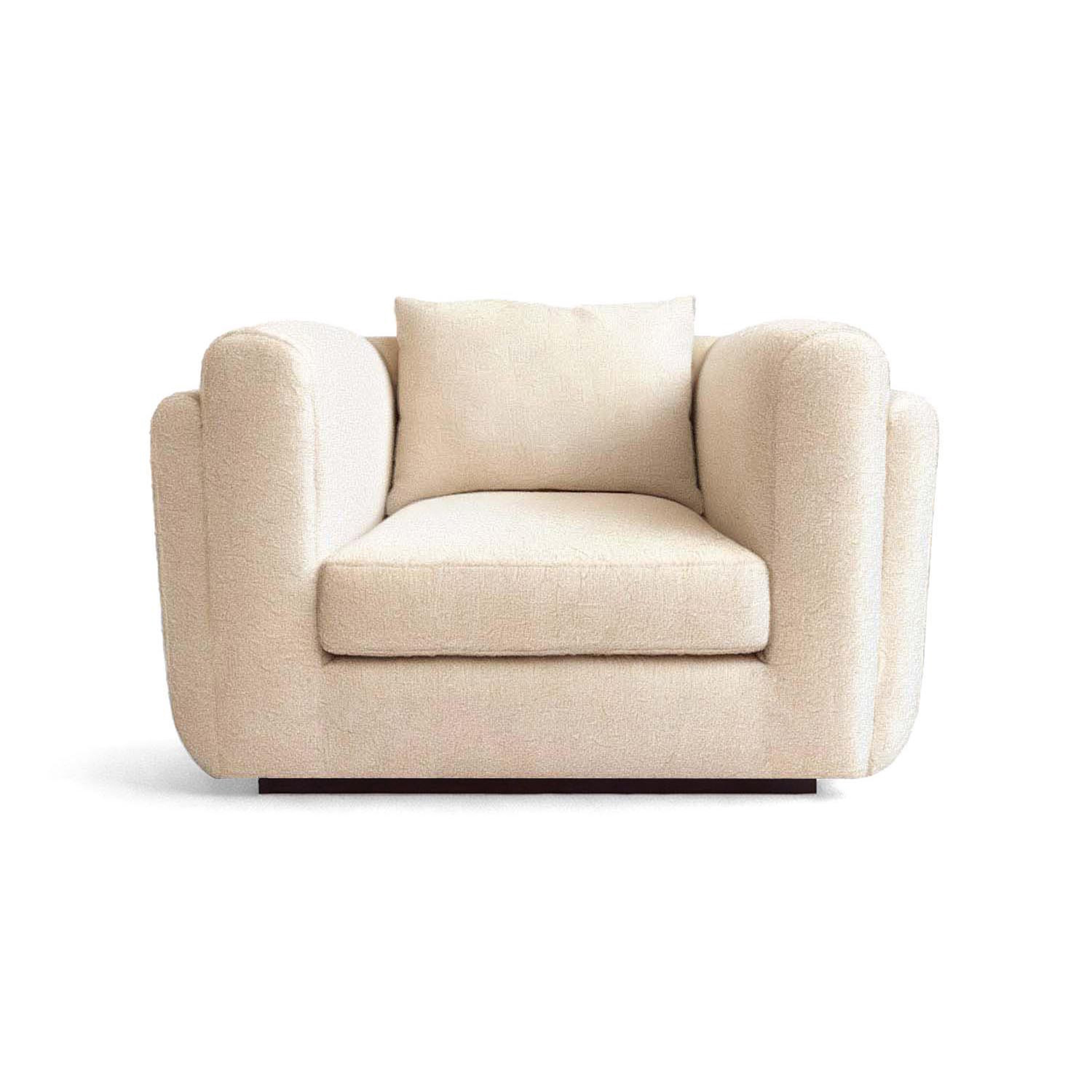 Desafío Club Chair White Bouclé
