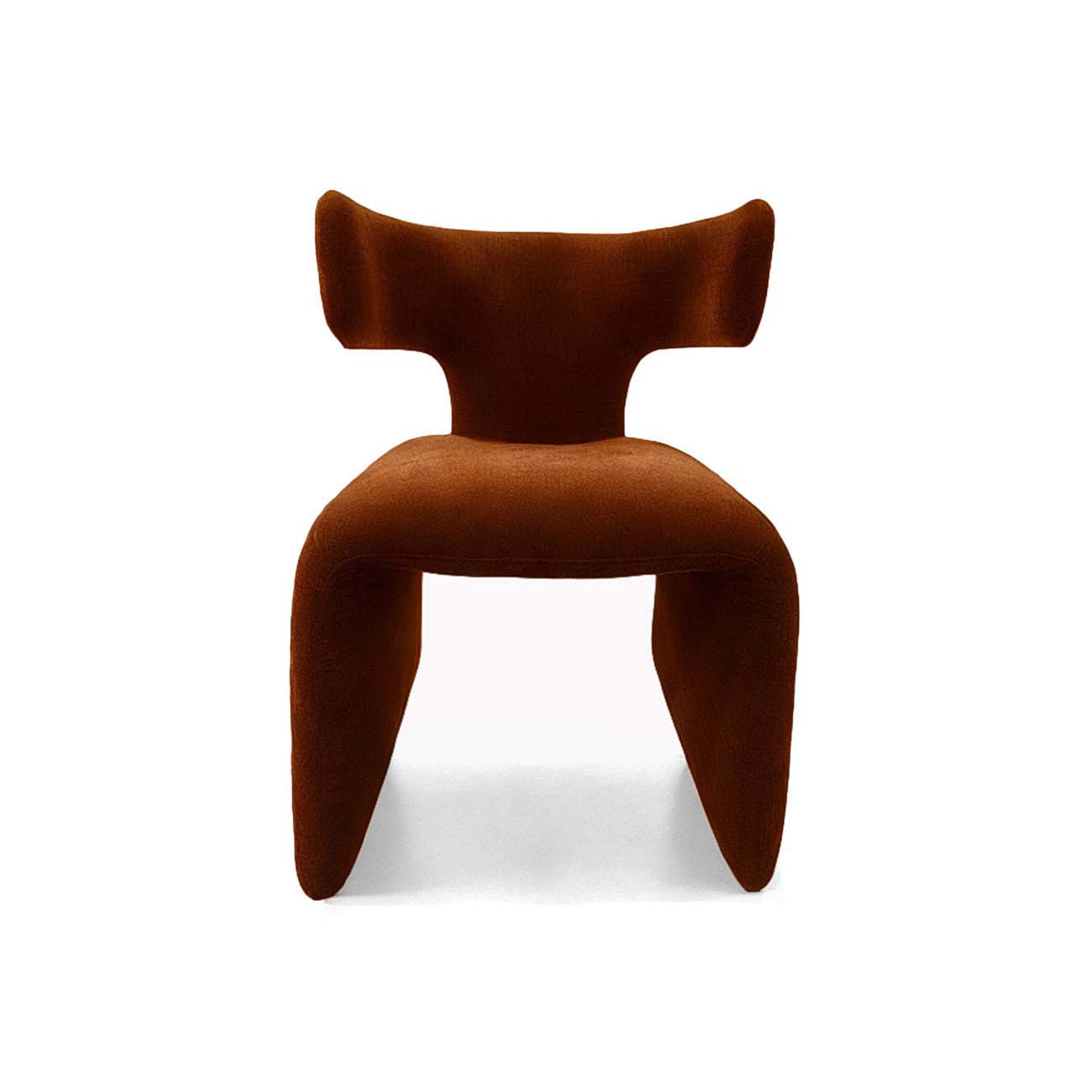 Euforia Dining Chair Brown Velvet