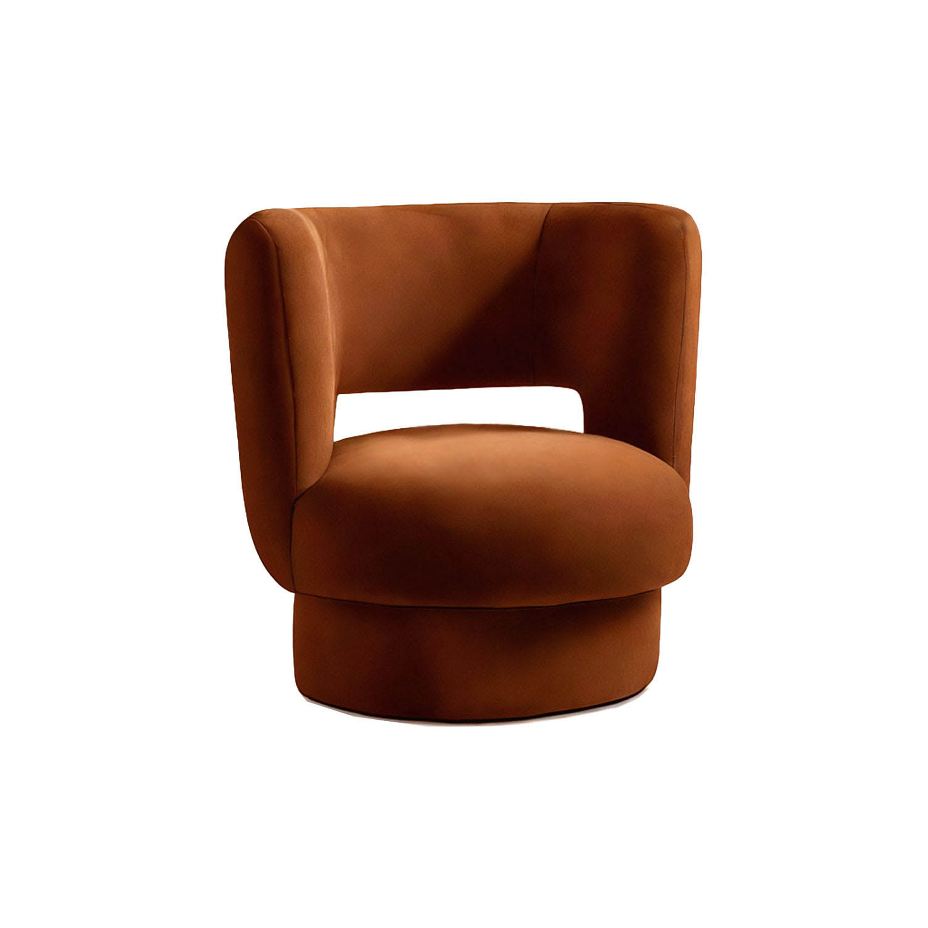 Ritual Armchair Brown Velvet