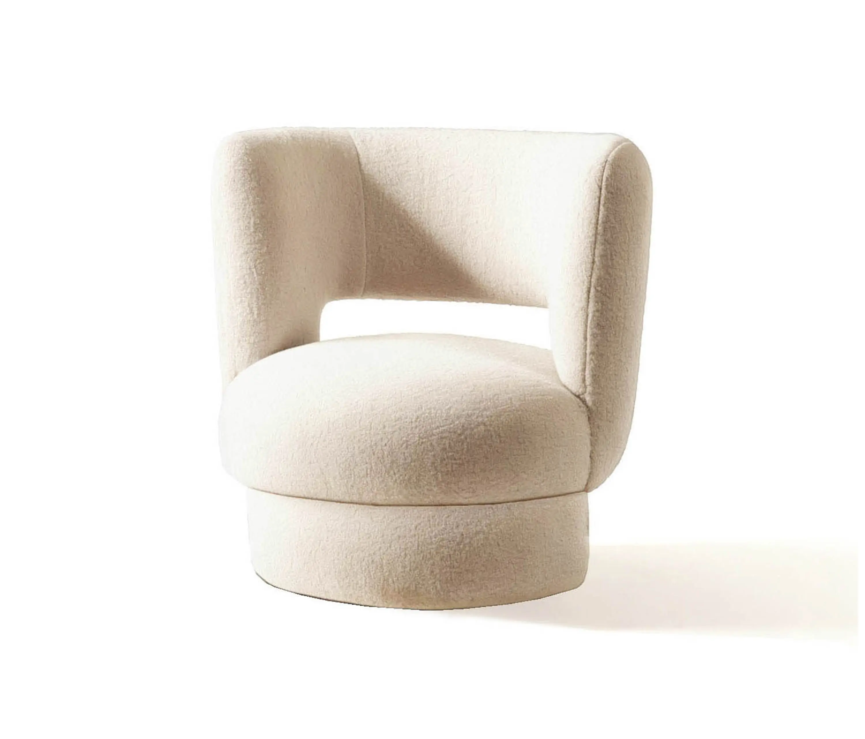 moanne - Ritual Armchair White Bouclé