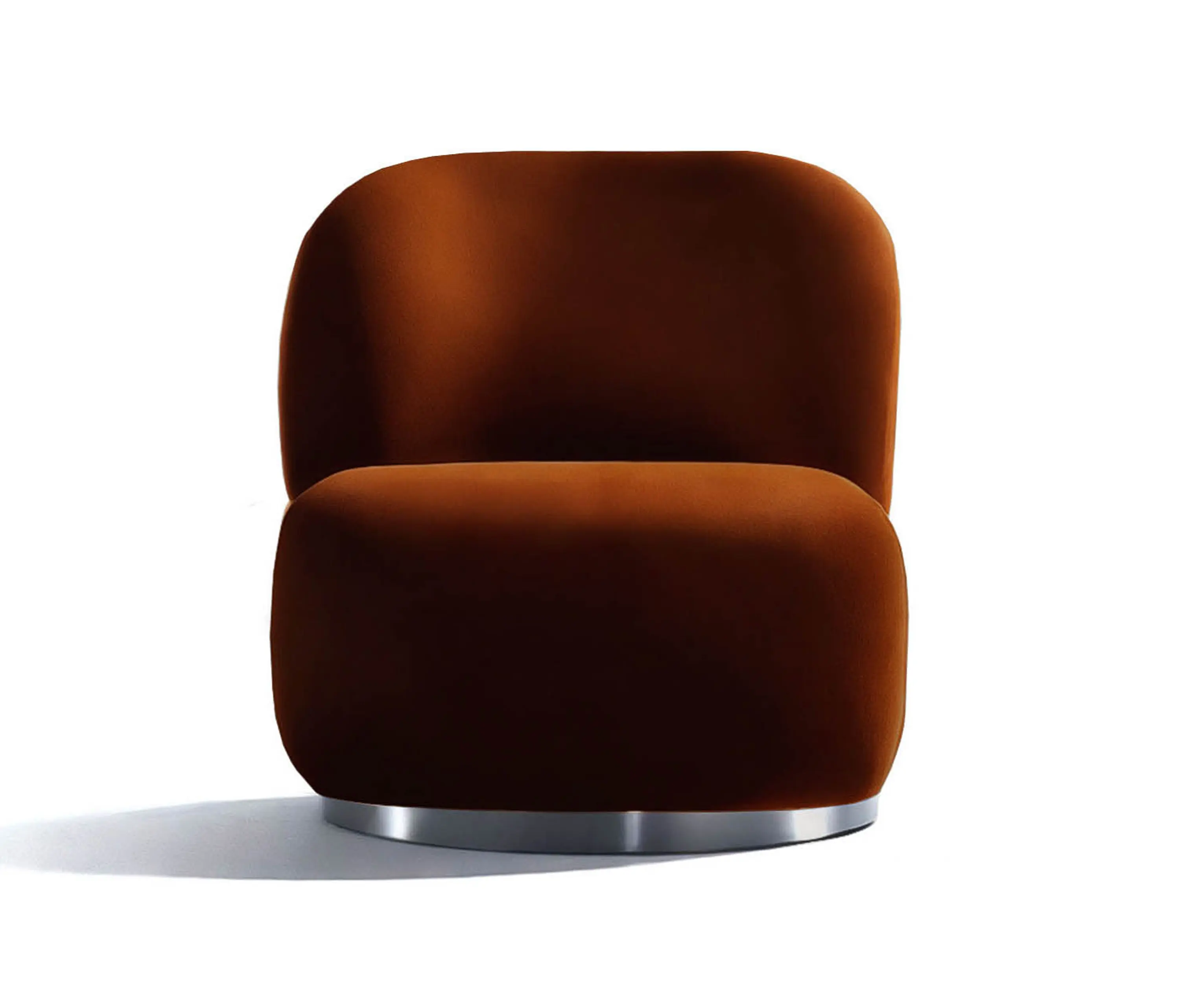 moanne - Susurro Accent Chair Brown Velvet